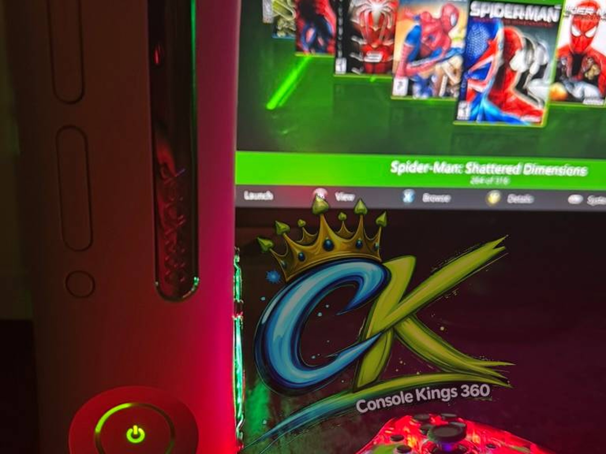 Xbox 360 -RGH3  - Custom LEDs -1TB HDD - Gaming Console