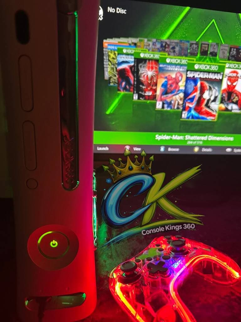 Xbox 360 -RGH3  - Custom LEDs -1TB HDD - Gaming Console