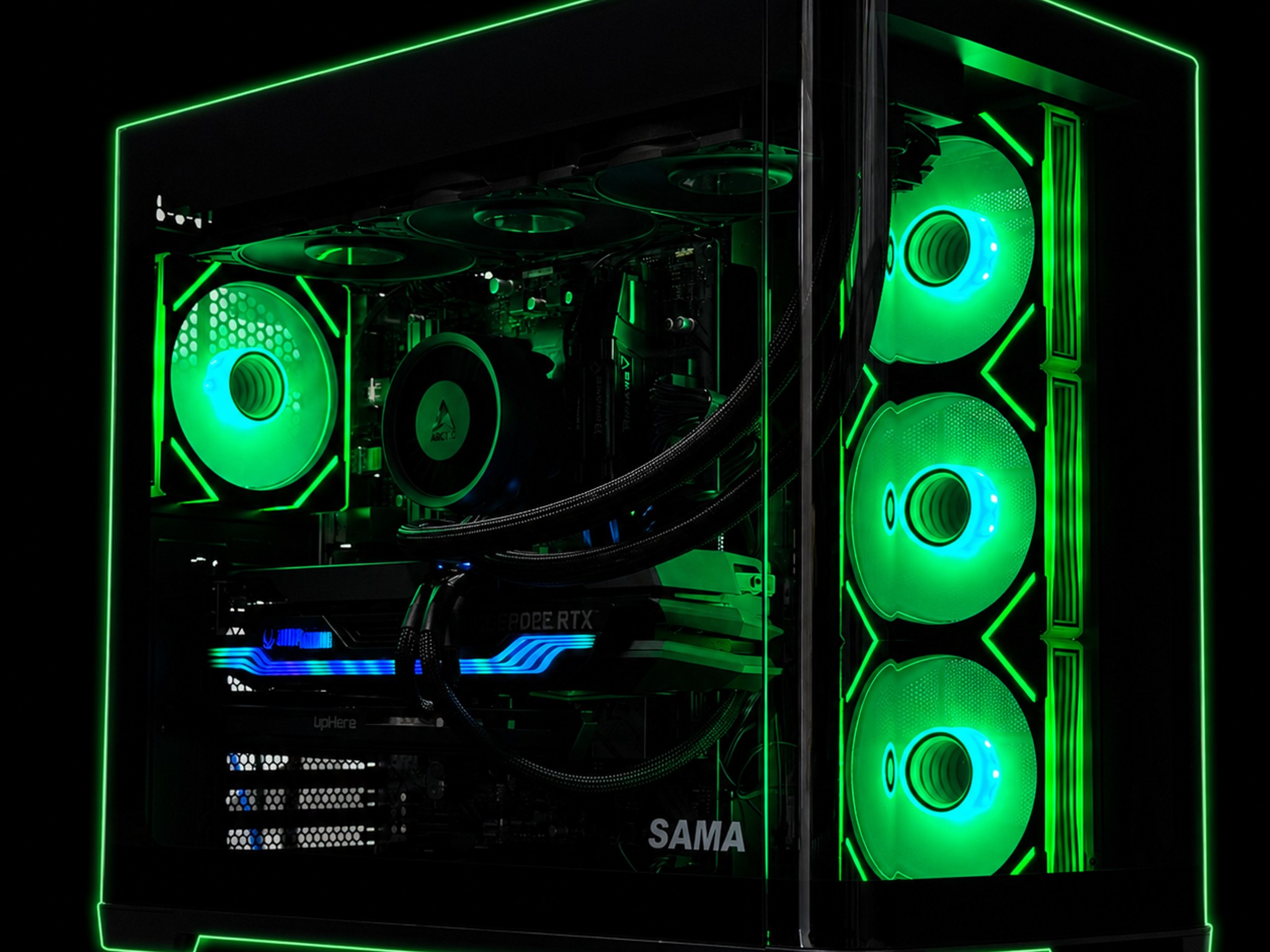 RTX 3080 Ti / Ryzen 9 5900x / 32GB 3200MHz Ram / 1TB SSD / Liquid Cooled / Creator / streaming