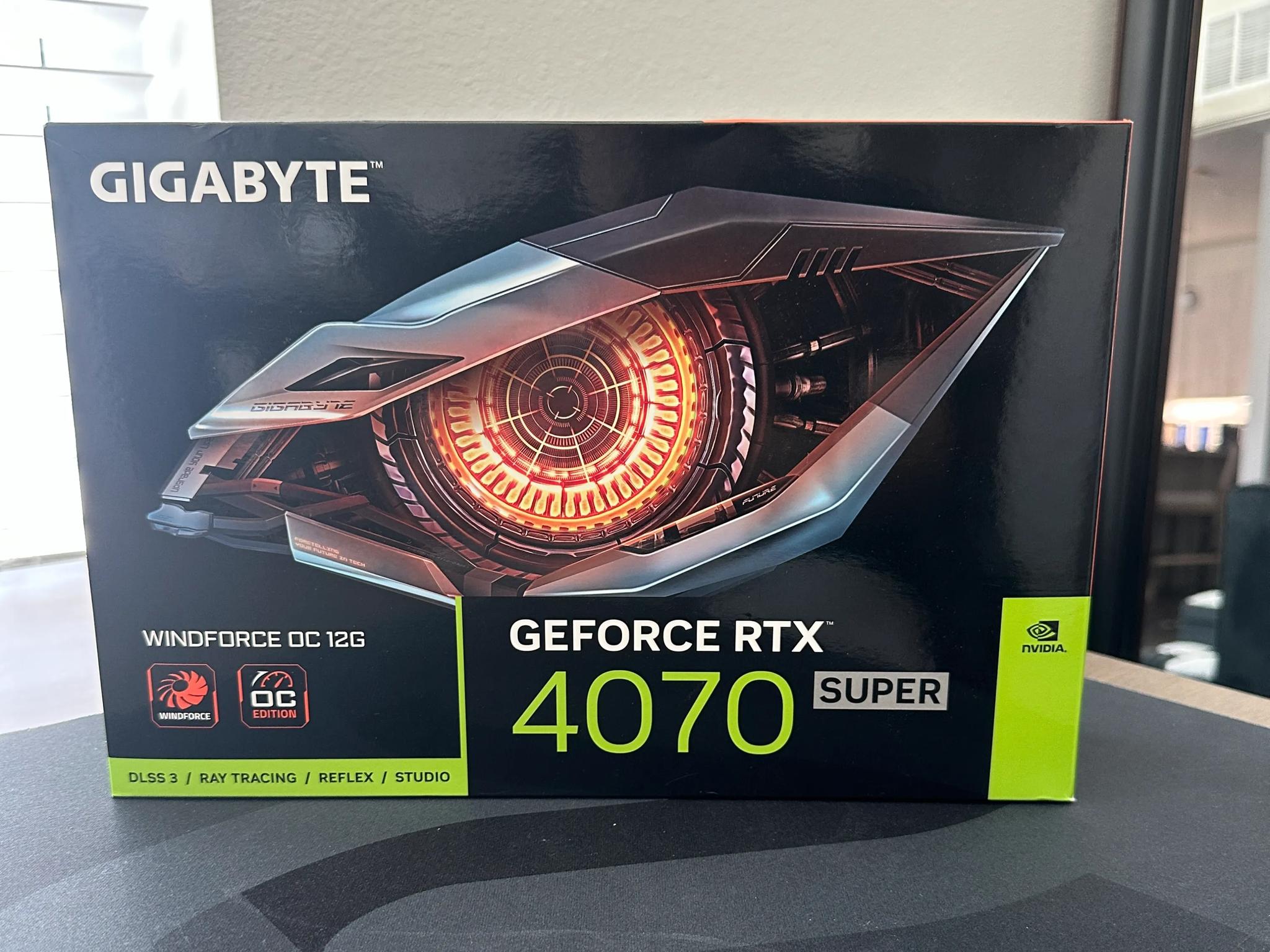 Gigabyte GeForce RTX 4070 Super WindForce OC 12GB GDDR6X NVIDIA Graphics Card