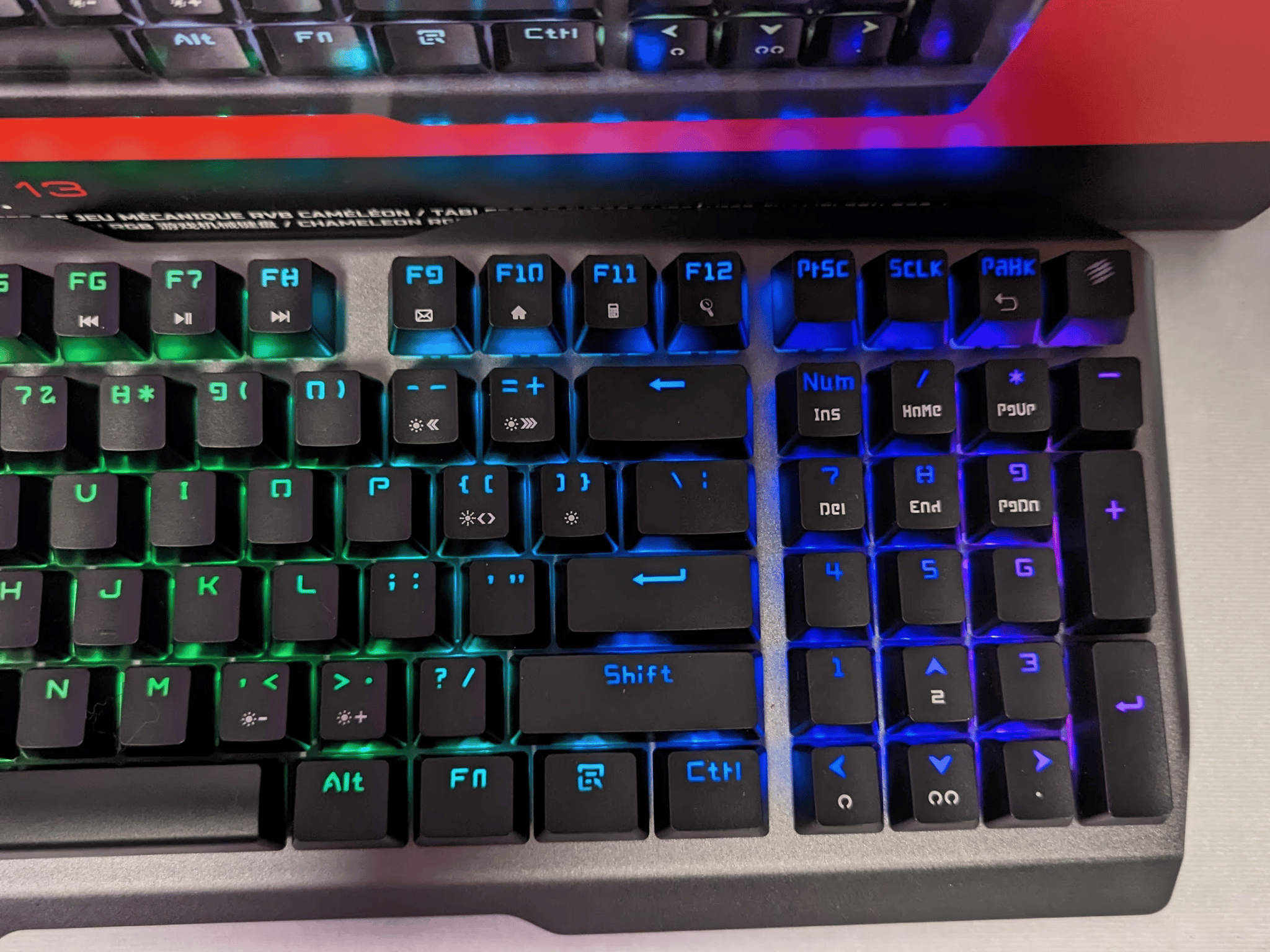 Mad Catz S.T.R.I.K.E. 13 Compact Mechanical Wired RGB Gaming Keyboard