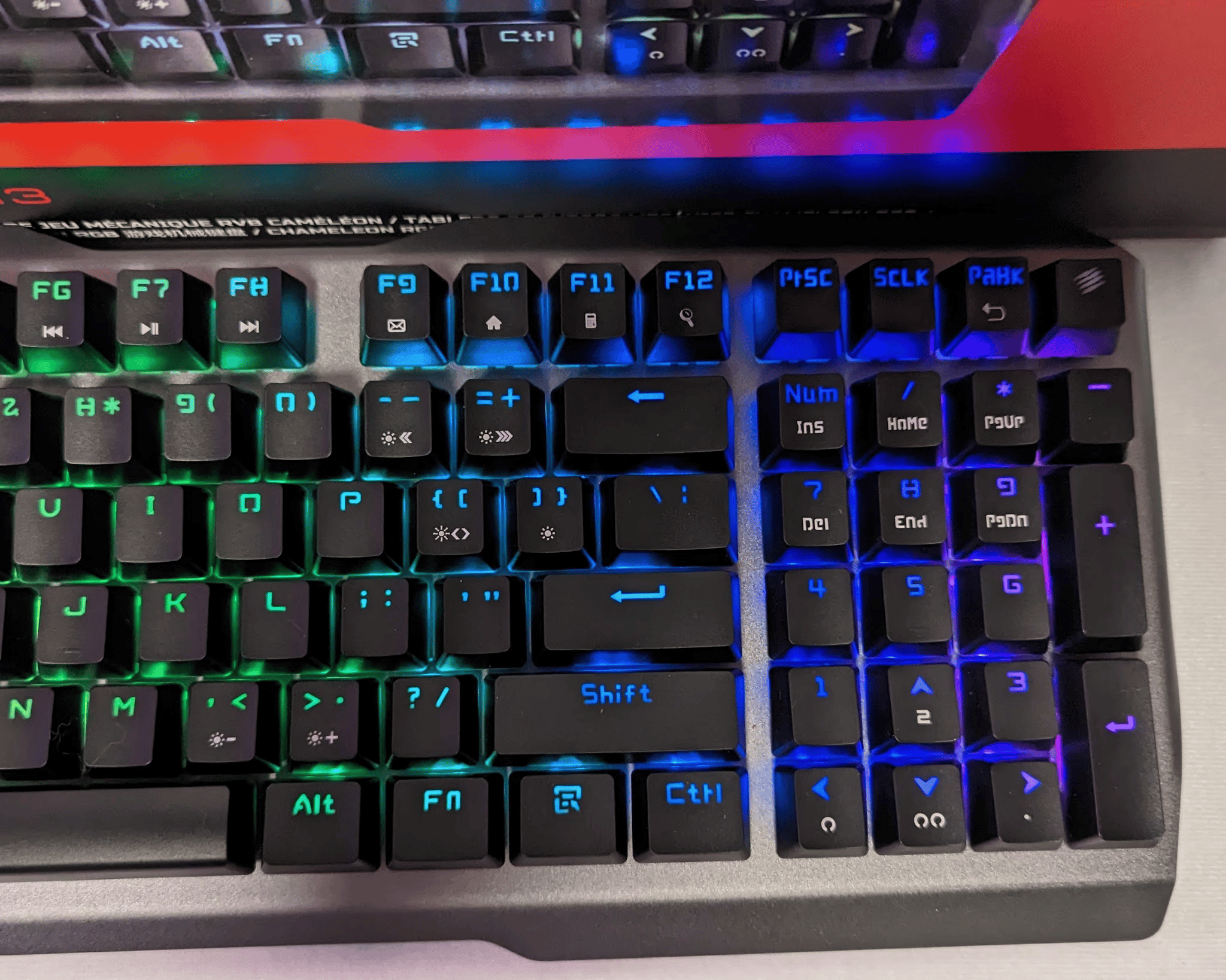 Mad Catz S.T.R.I.K.E. 13 Compact Mechanical Wired RGB Gaming Keyboard