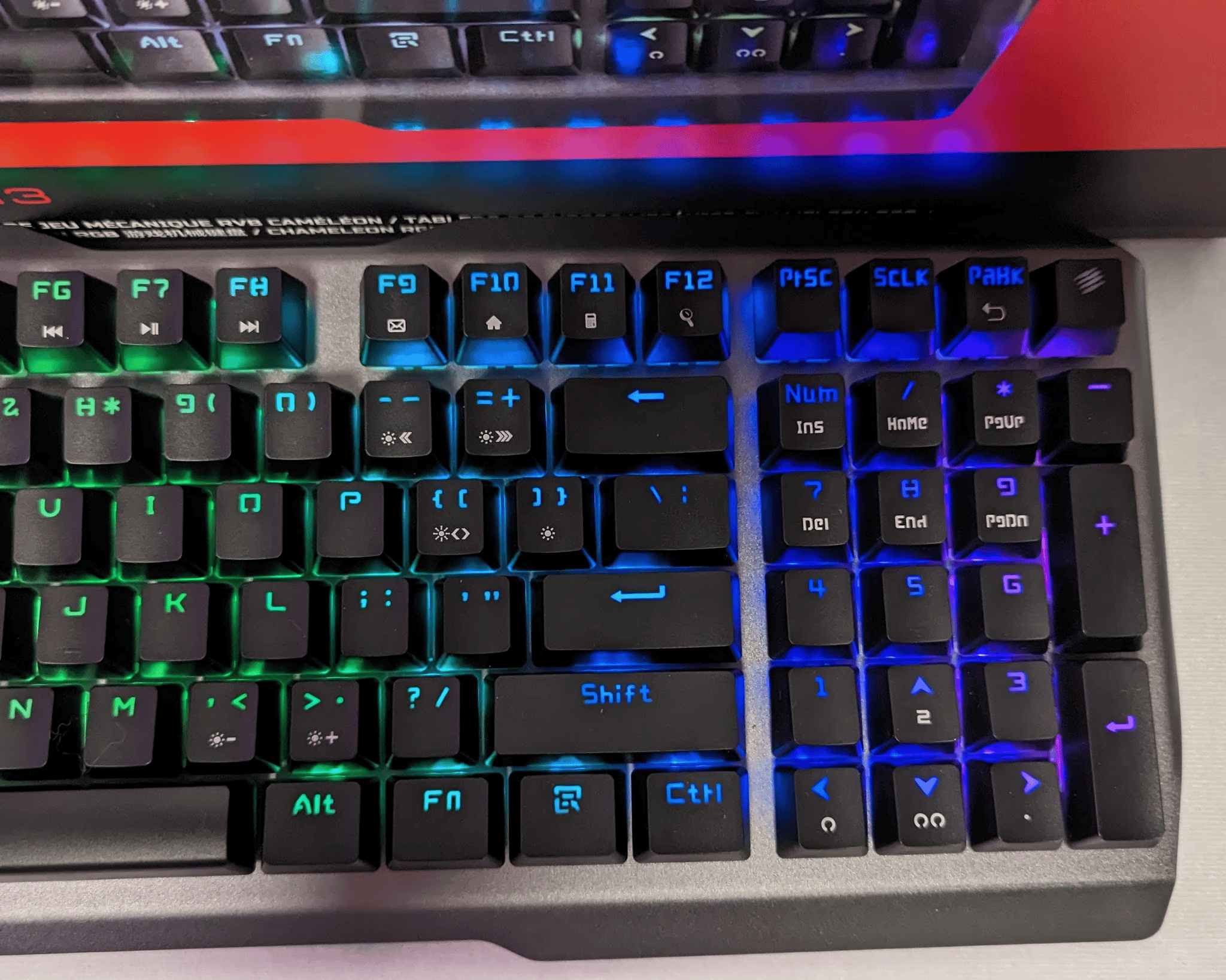 Mad Catz S.T.R.I.K.E. 13 Compact Mechanical Wired RGB Gaming Keyboard
