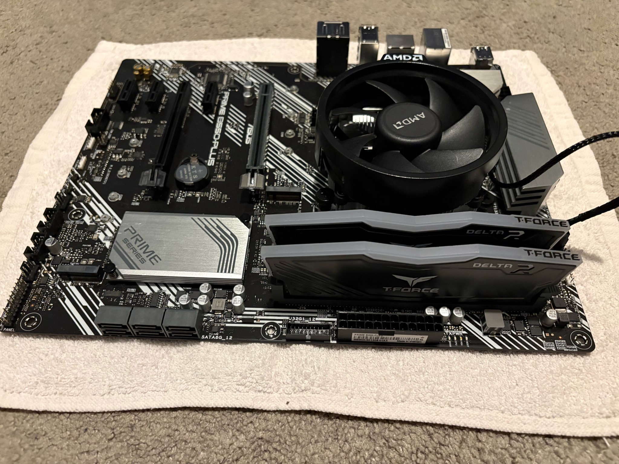 AMD Ryzen 5500 | 16GB T-FORCE Delta 3600 DDR4 | ASUS PRIME B550-PLUS