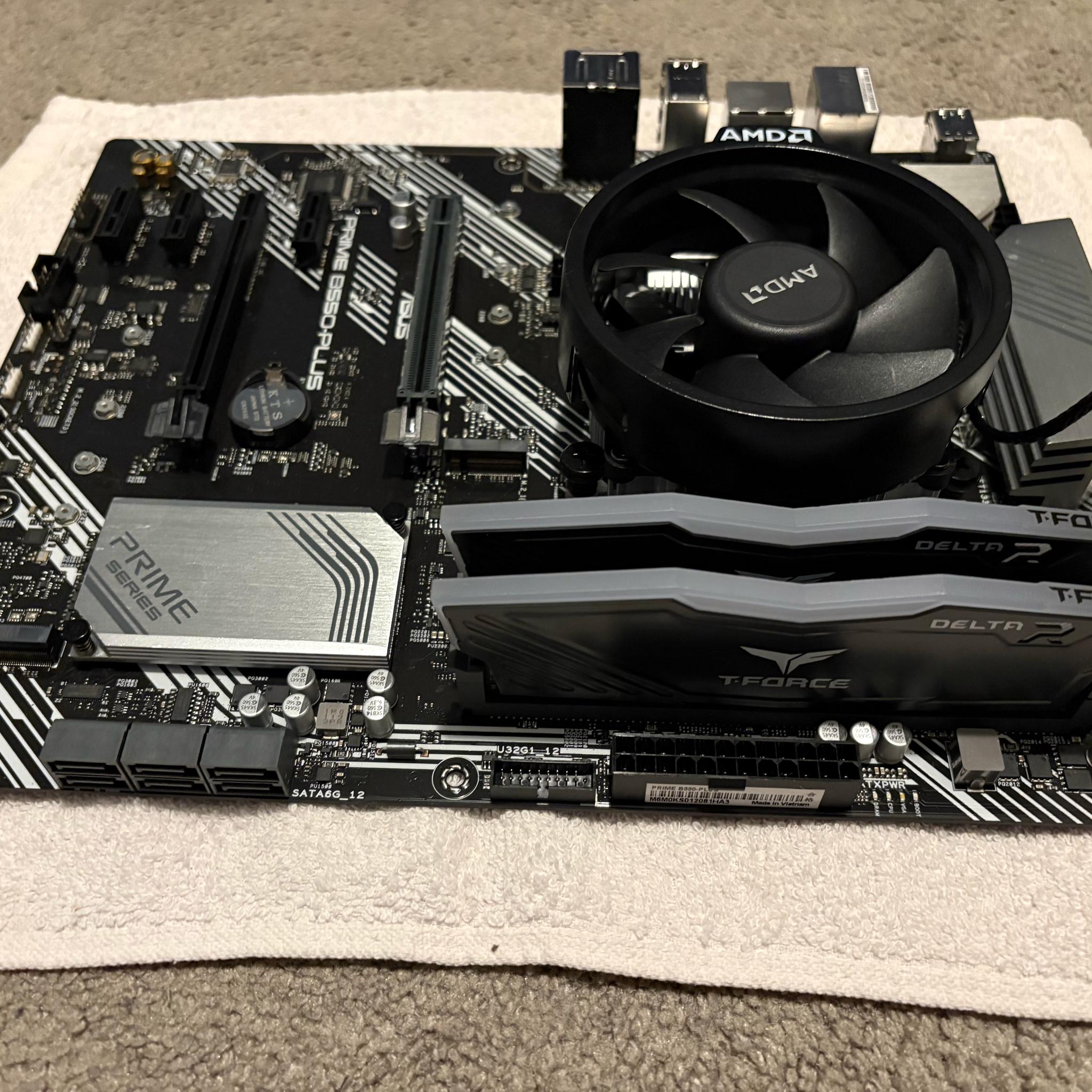 AMD Ryzen 5500 | 16GB T-FORCE Delta 3600 DDR4 | ASUS PRIME B550-PLUS