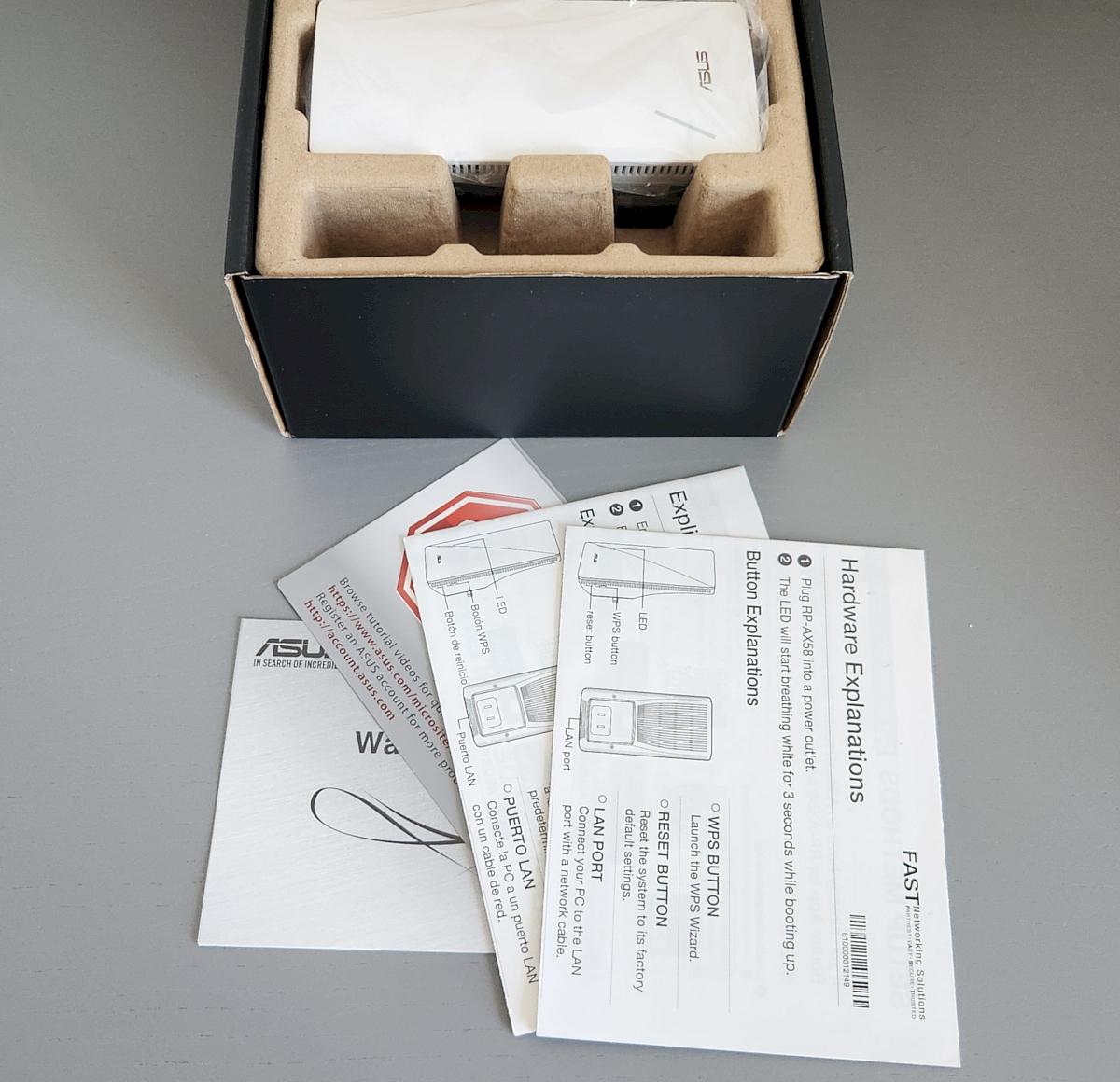 Asus RP-AX58 AX3000 Wifi 6 extender / AI Mesh