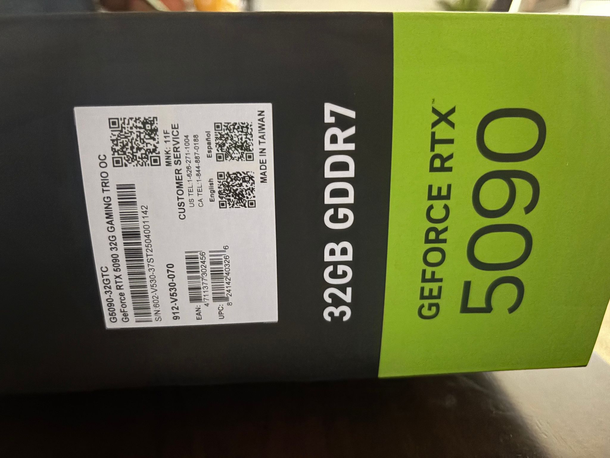 MSI GeForce RTX 5090 32G GAMING TRIO OC