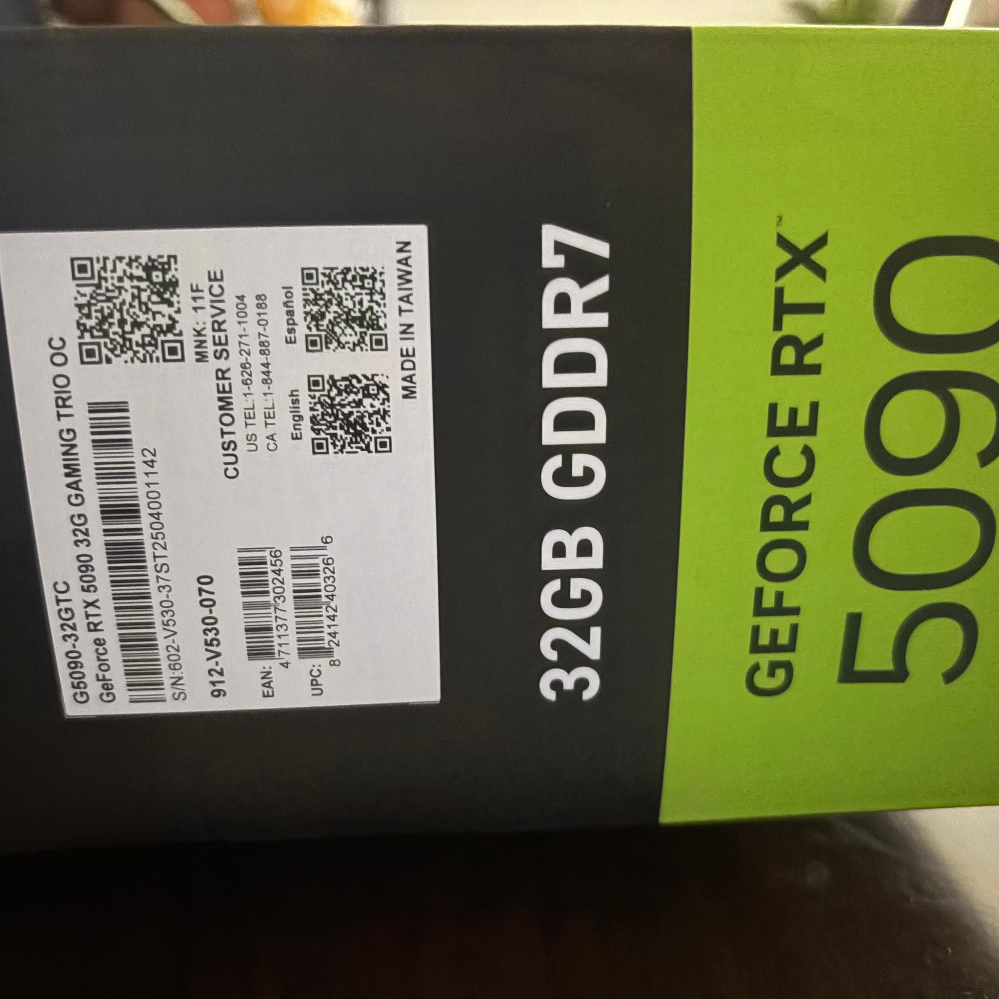 MSI GeForce RTX 5090 32G GAMING TRIO OC