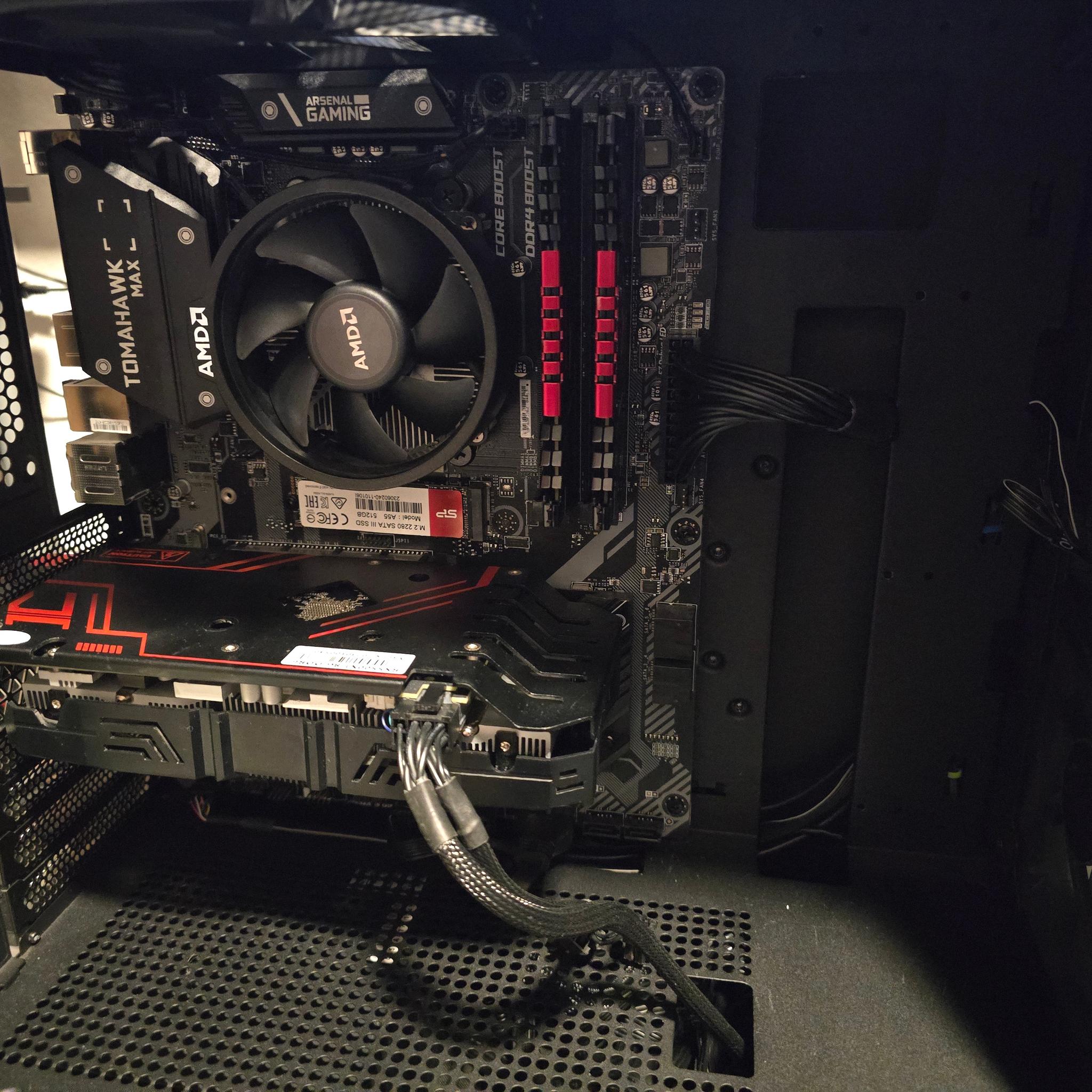 Custom Gaming PC Build AMD 3600, Rx 5500xt 8gb,  16gb DDR4 512GB SSD Win 11
