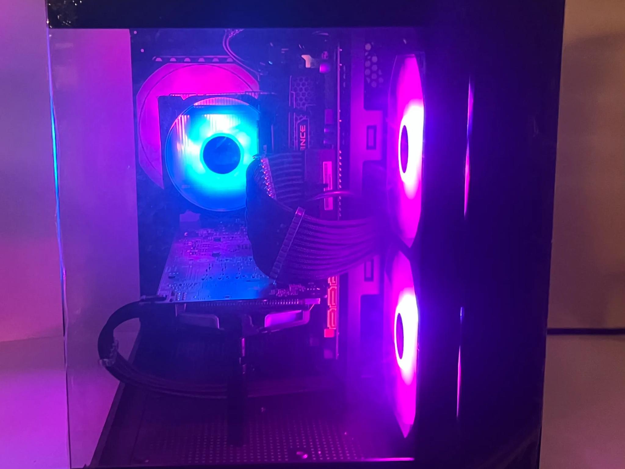 Custom RGB gaming PC I5 4970k RX 580 6gb 16gb DDR3 Ram 500gb SSD