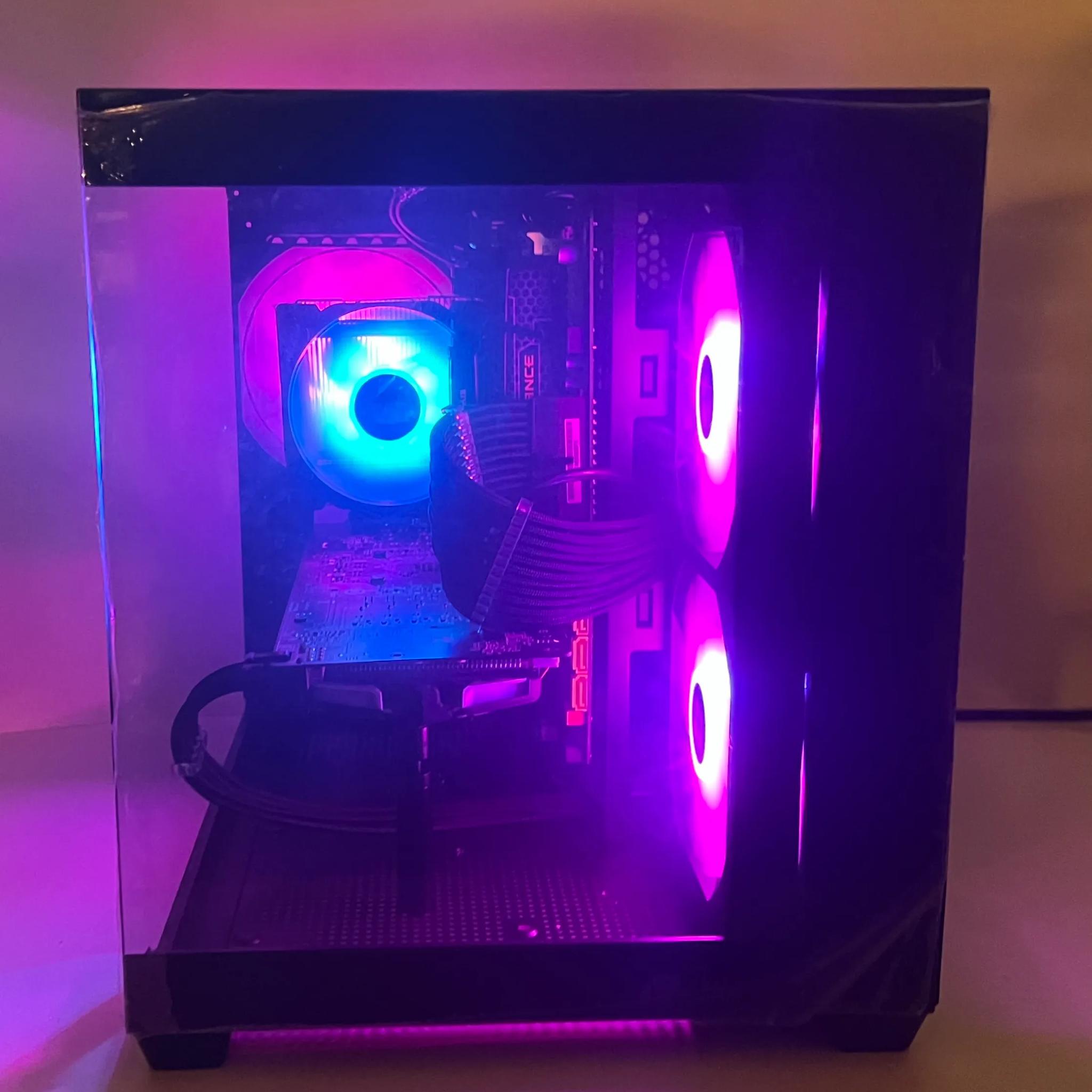 Custom RGB gaming PC I5 4970k RX 580 6gb 16gb DDR3 Ram 500gb SSD