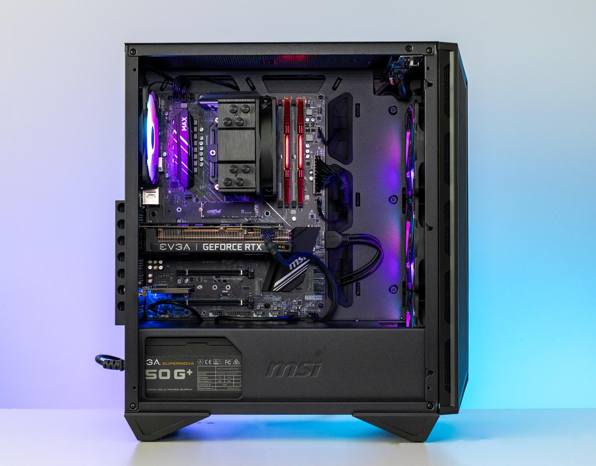 Ryzen 5 + RTX 3060 Gaming PC | AMD Ryzen 5 5500 | EVGA RTX 3060 | 16GB DDR4 | 1TB M.2 | RGB Lighting
