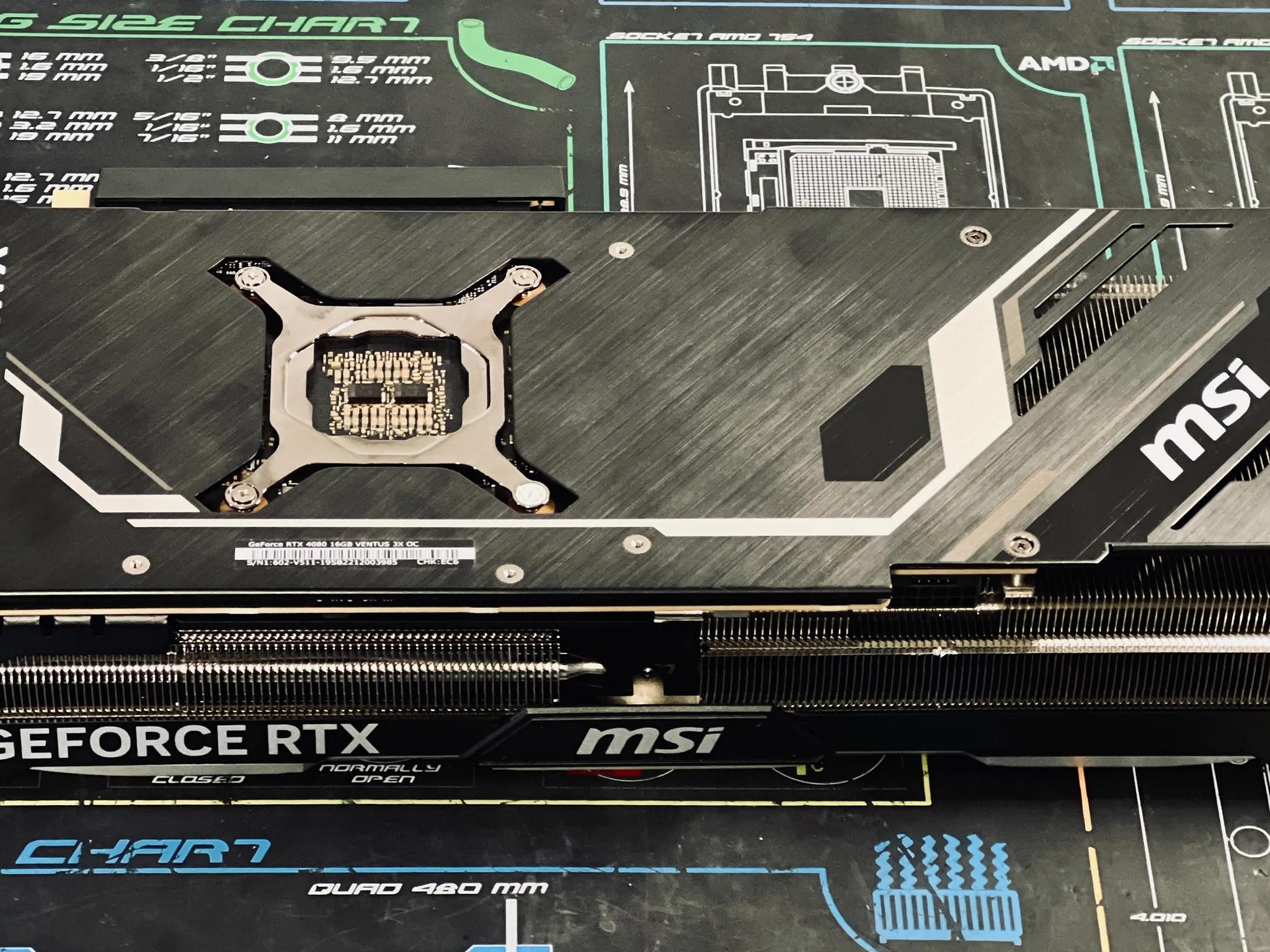 MSI RTX 4080 Ventus 3X OC - new, open box