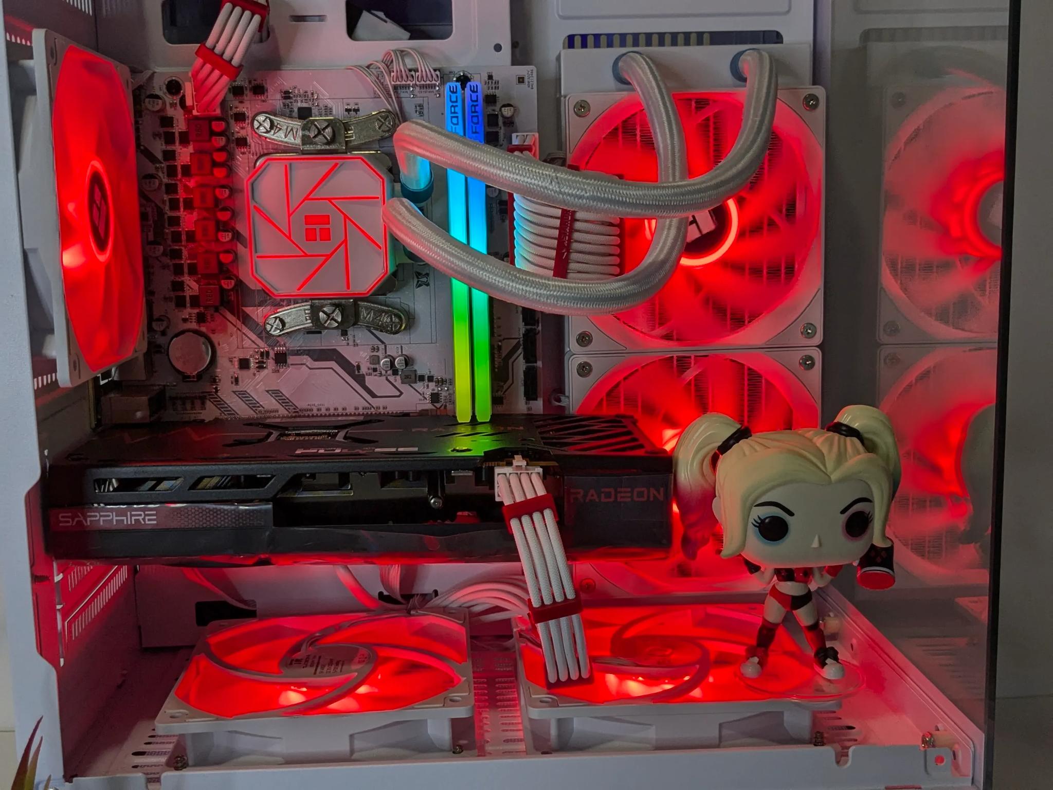 ❤️🤍🖤Harley Quinn♦️♠️RX 7600❤️Ryzen 7 5800X❤️32GB RAM❤️1TB NVMe PCIE Gen 4❤️Windows 11 Pro