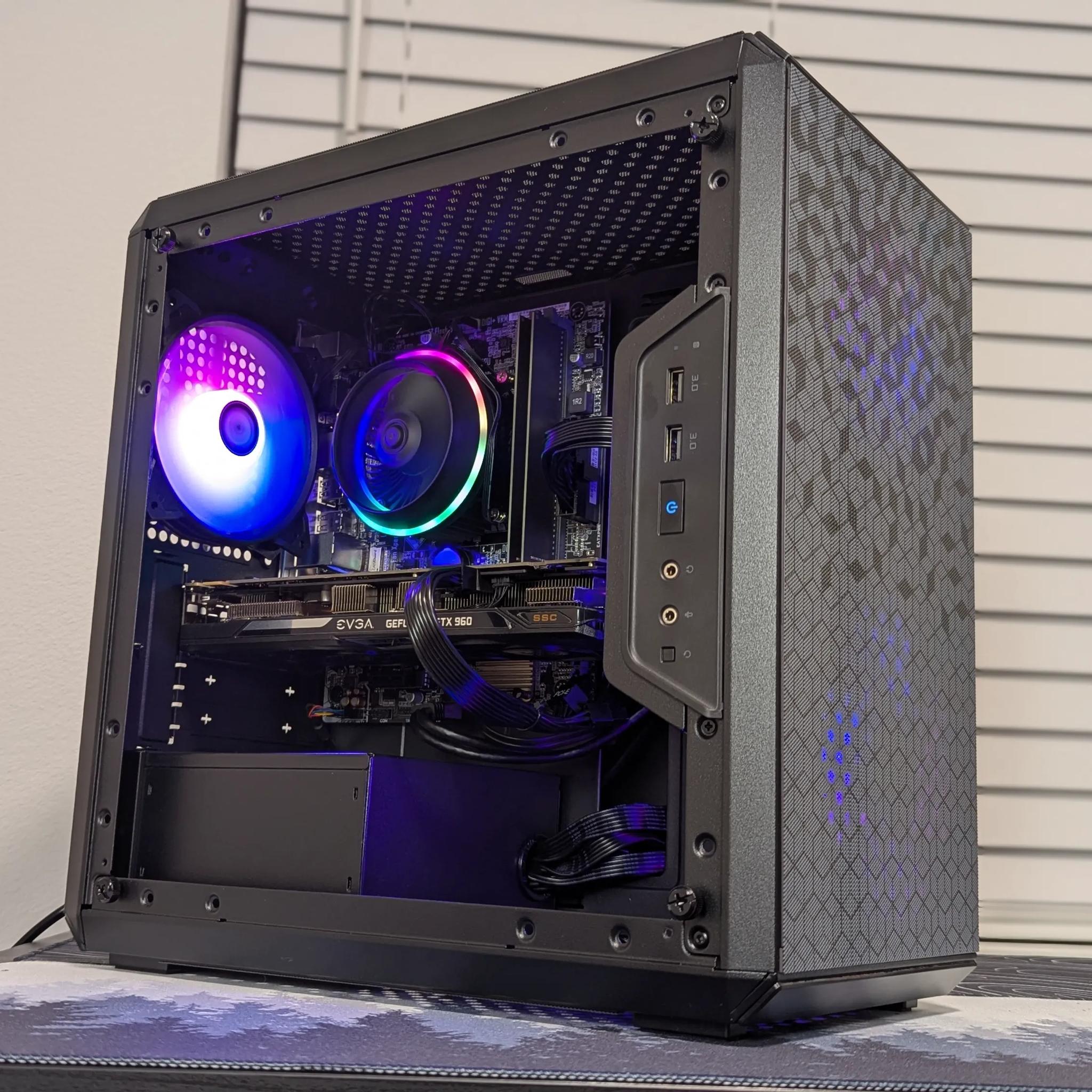 🎥Gaming PC Esports⚫ GTX 960 ⚫ INTEL I3 ⚫ 16GB RAM ⚫ ARGB ⚫ Wifi & BT