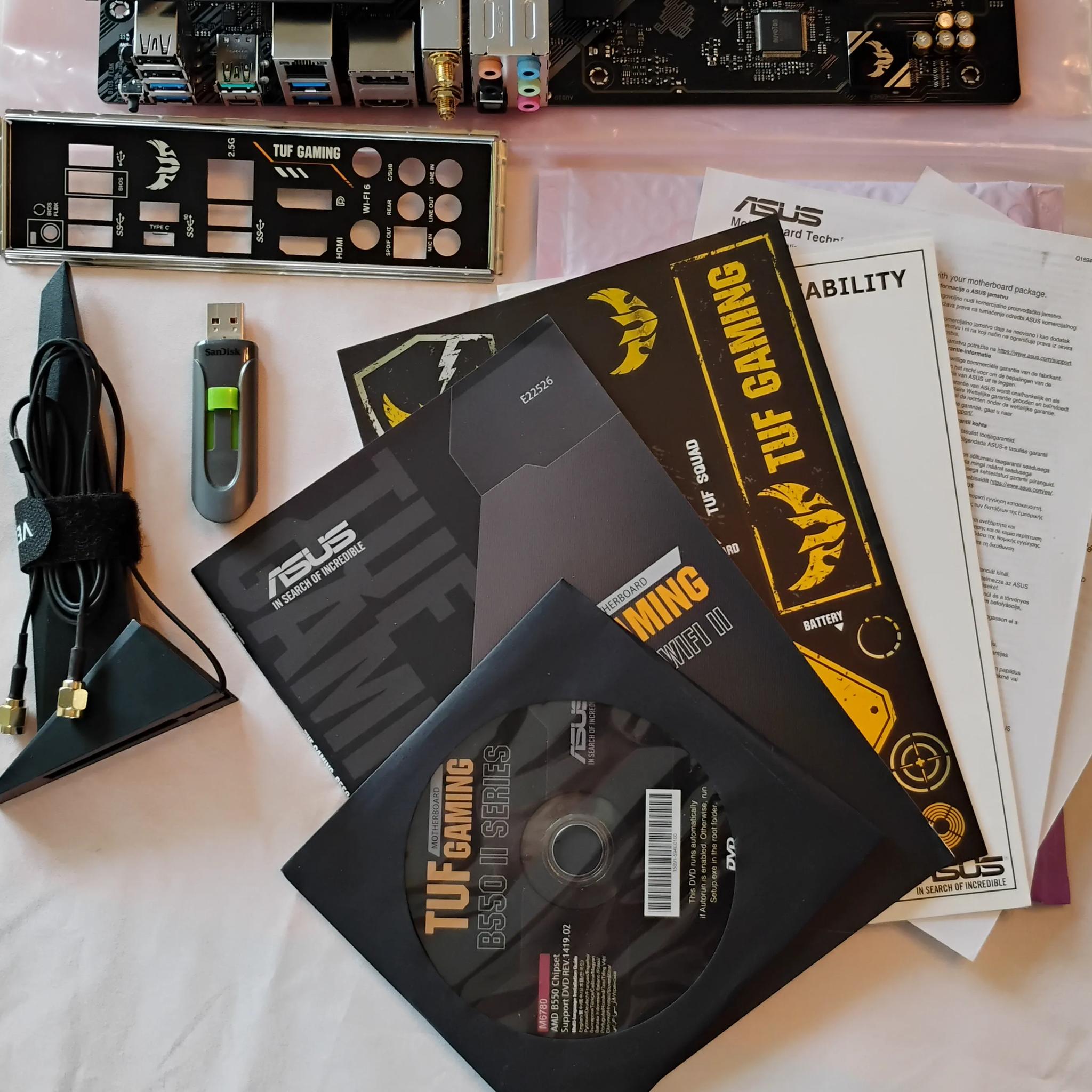 🦾 TUF GAMING B550-PLUS WIFI II Motherboard 🦾 PCIe 4.0 | Wi-Fi 6 | USB 3.2 Gen2 | 2.5 Gb Eth | AM4