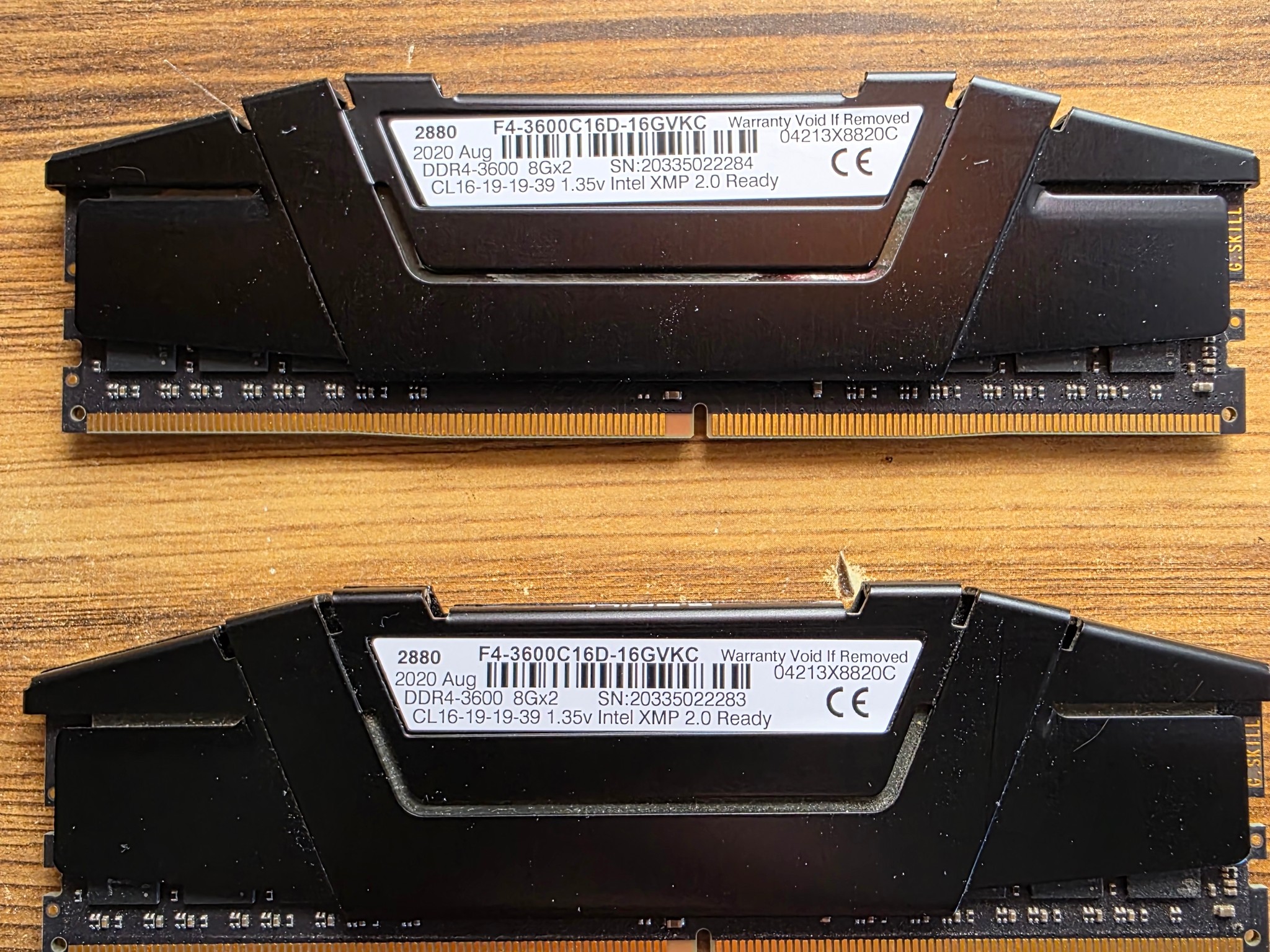 G.Skill Ripjaws V DDR4 - 3600 CL 16 2x8GB