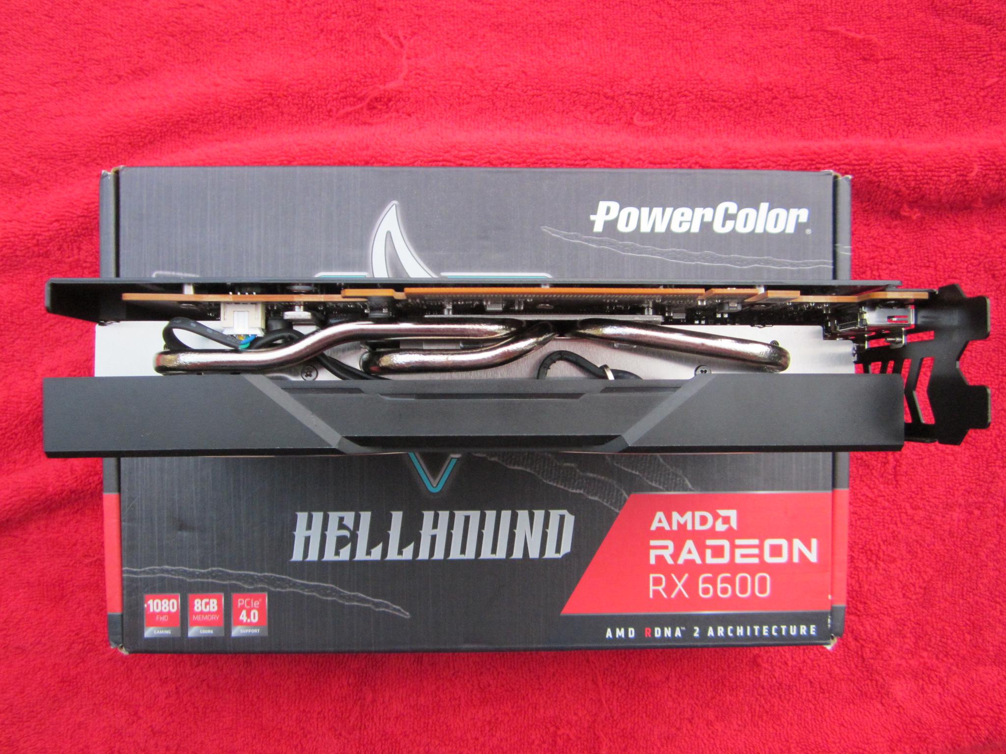 PowerColor Hellhound AMD Radeon RX 6600 8GB GDDR6 Graphics Card