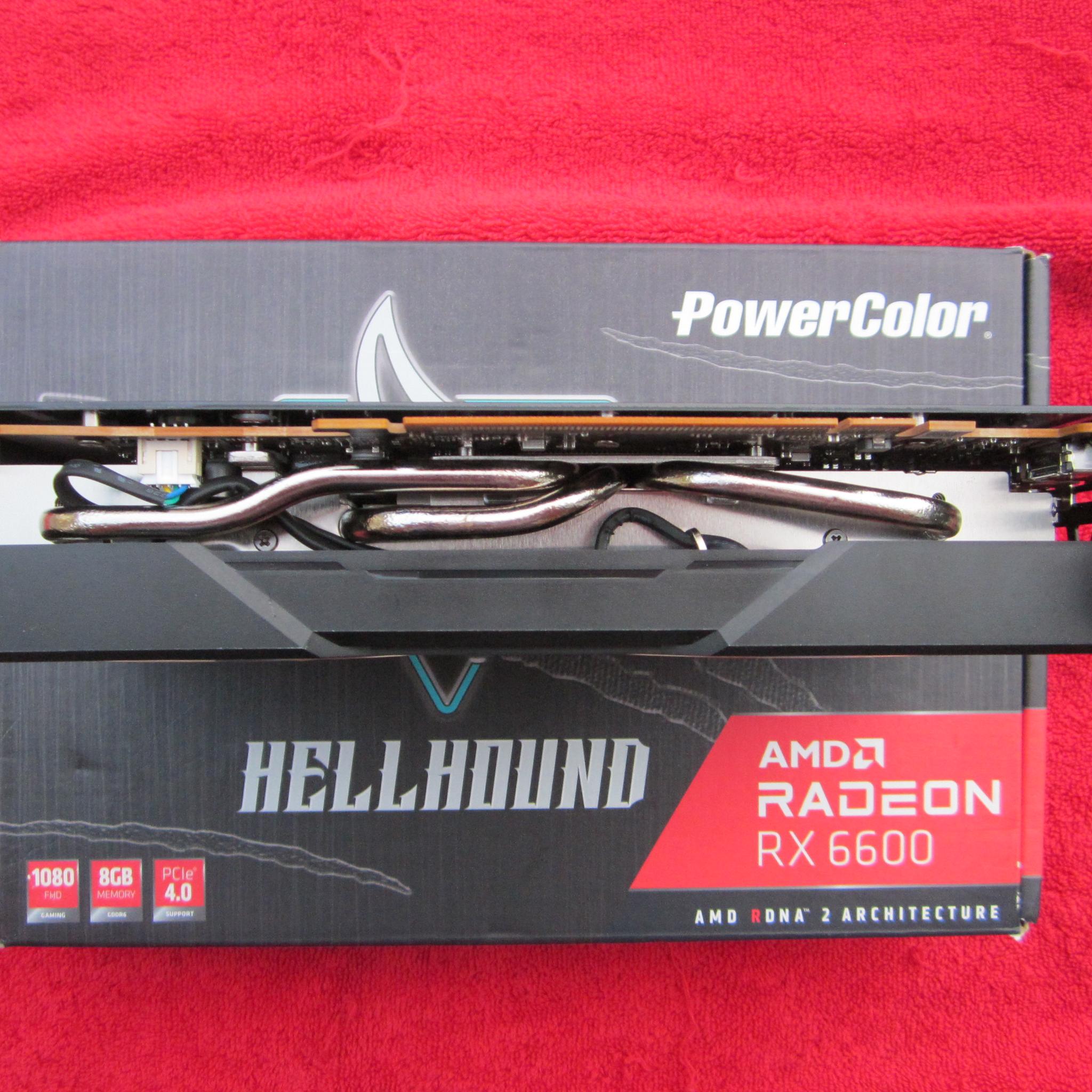 PowerColor Hellhound AMD Radeon RX 6600 8GB GDDR6 Graphics Card