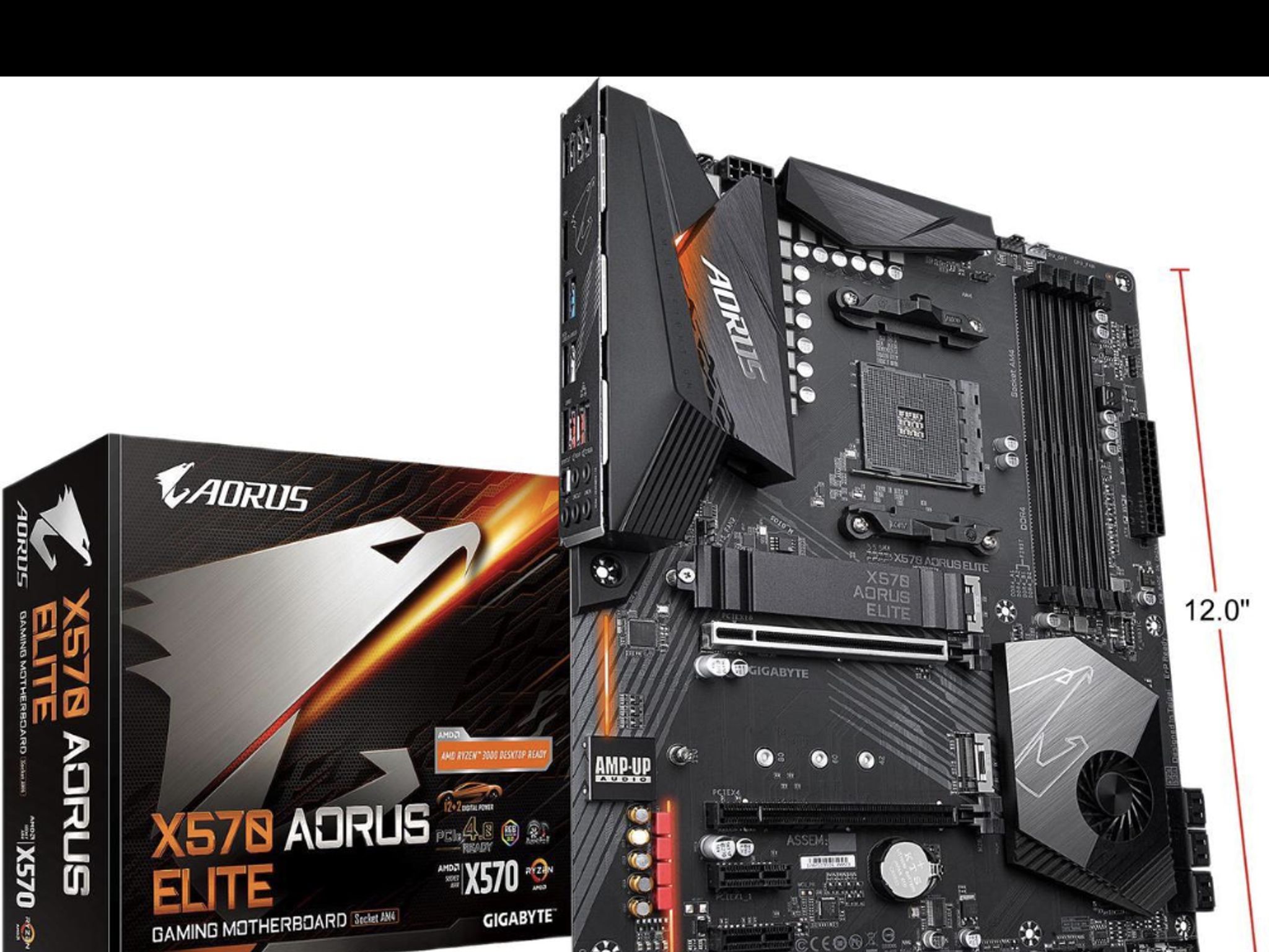 X570 Aorus Elite AMD Ryzen AM4 Gaming Motherboard