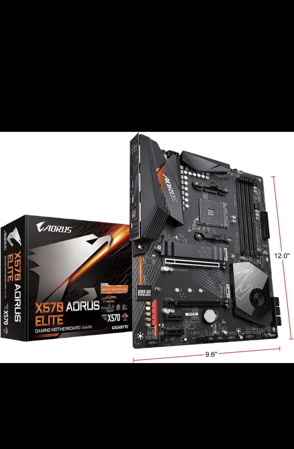 X570 Aorus Elite AMD Ryzen AM4 Gaming Motherboard
