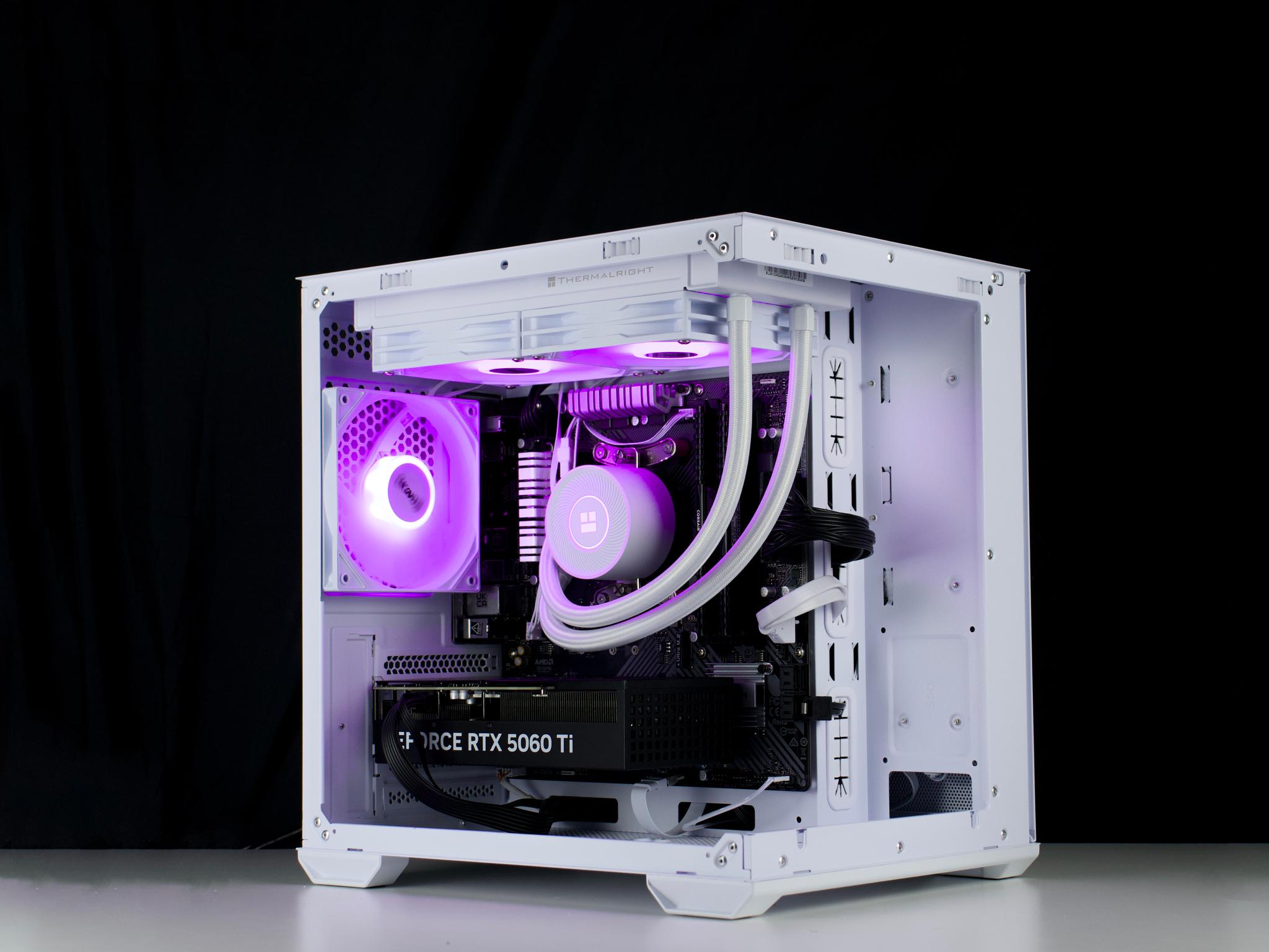 🧊❄️🧊 White Gaming PC – RTX 5060 TI, Ryzen 7 5700X, 32GB RAM, 1TB SSD - WiFi 🧊❄️🧊