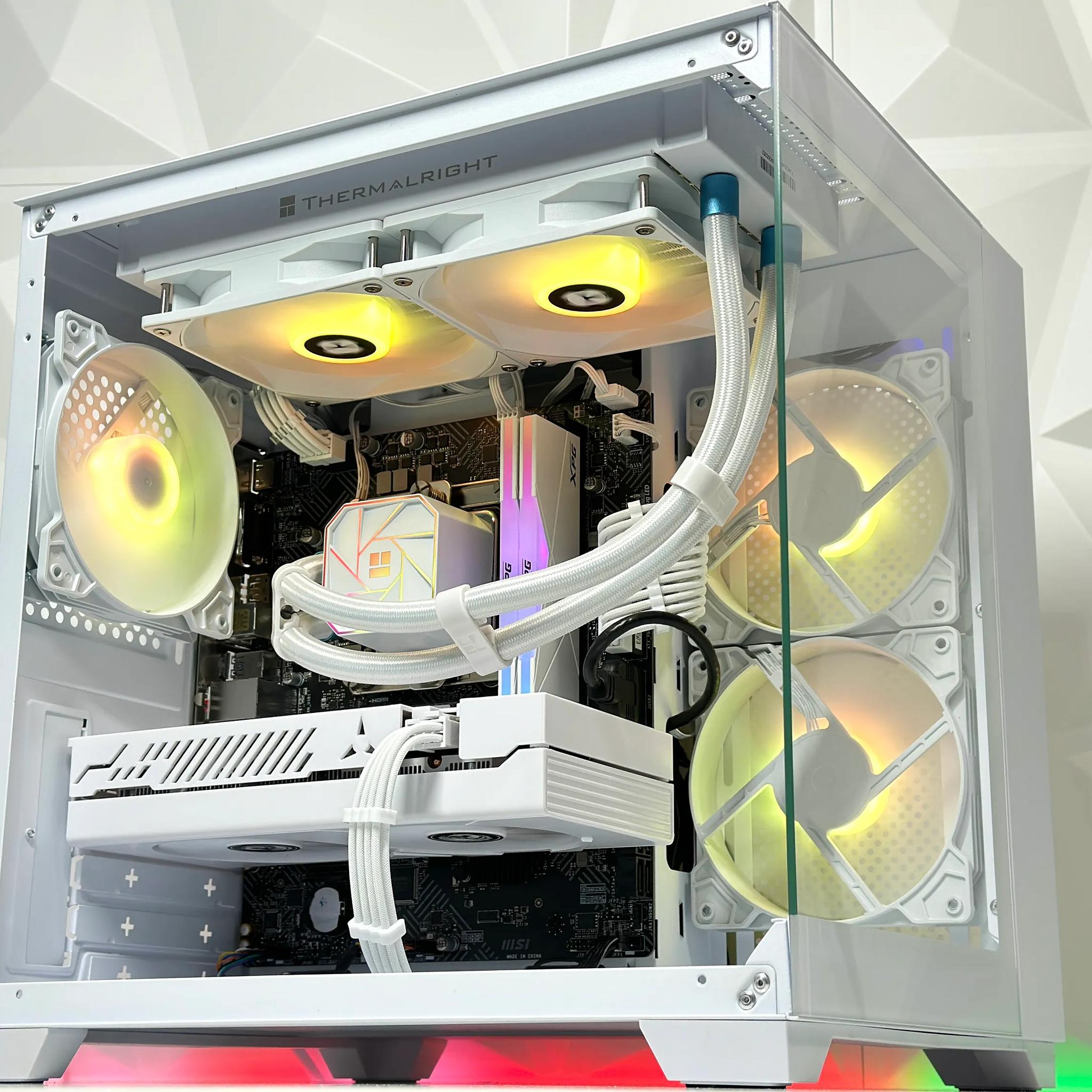 ❄️ · 🥶||Liquid Cooled Gaming PC❄️AMD RX 6600M 8GB❄️Intel 13100F❄️16GB DDR4❄️1TB NVME