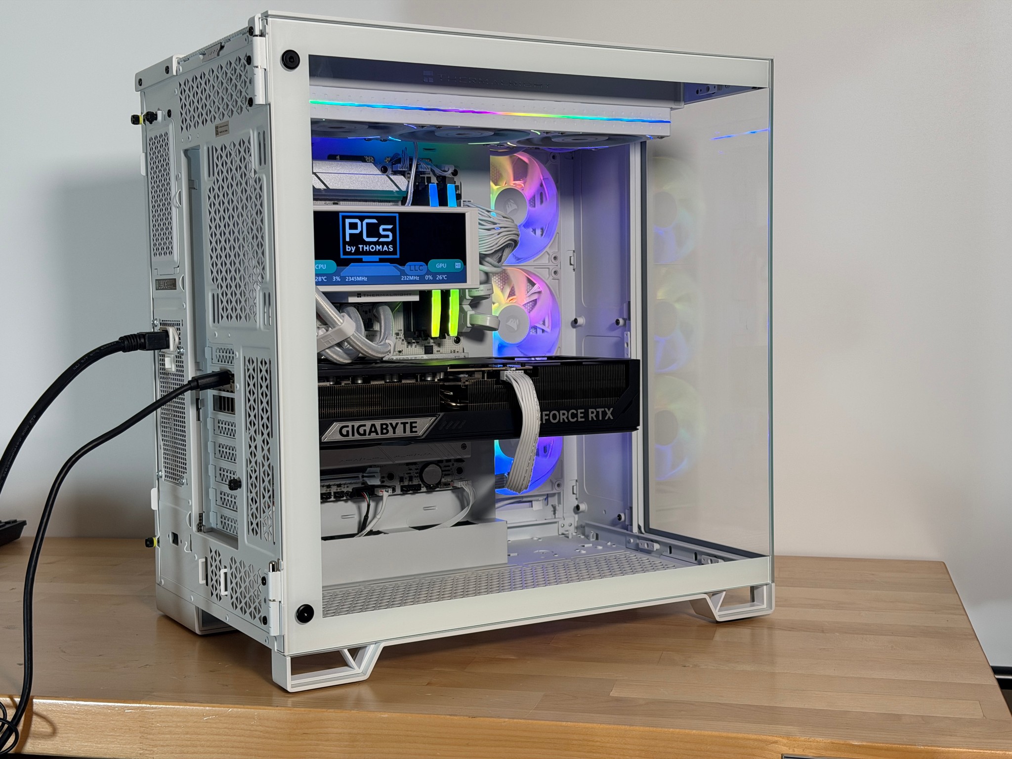 RTX 5090 Ryzen 7 9800x3d Battlestation 96gb DDR5 4TB NVME