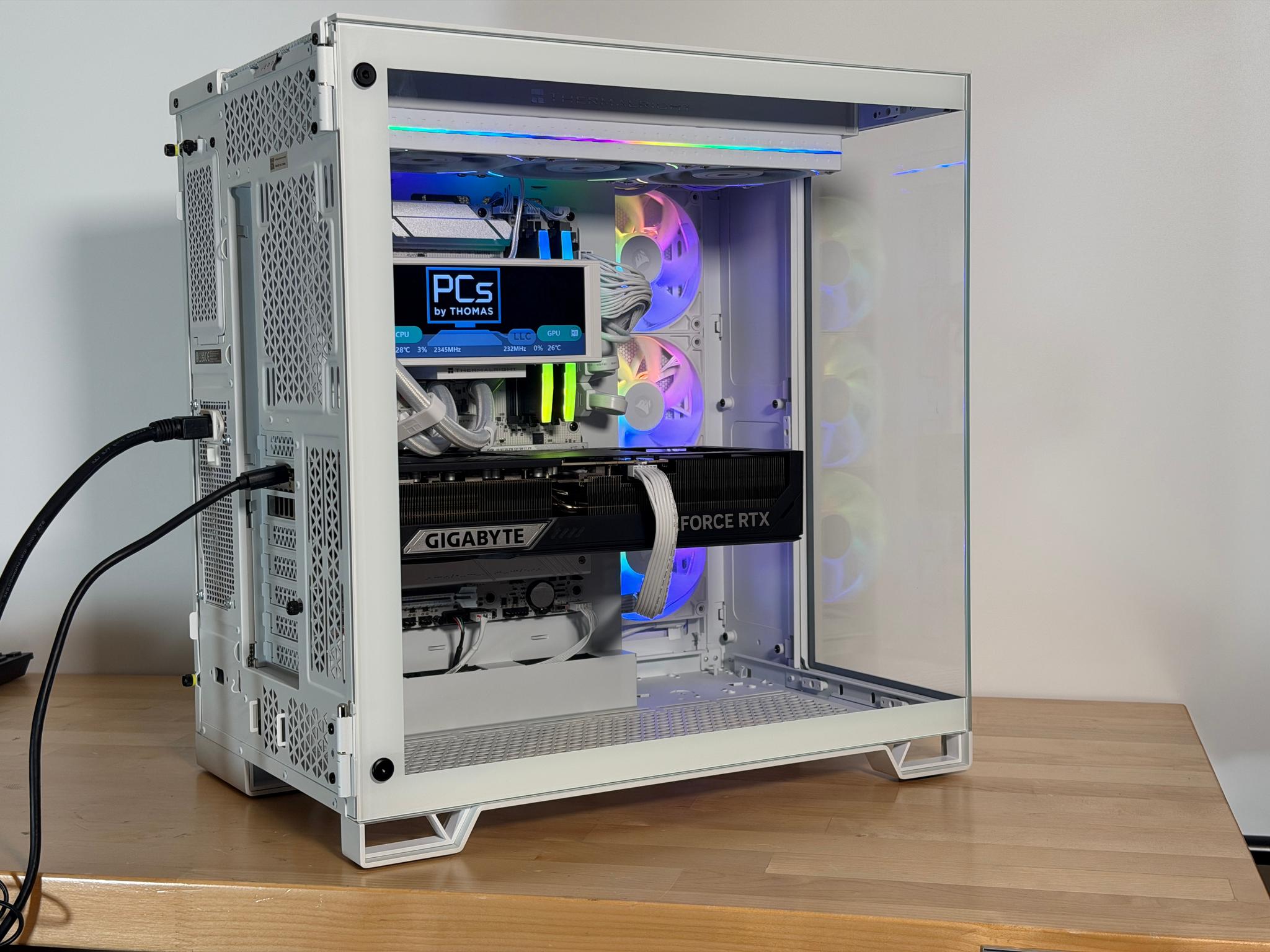 RTX 5090 Ryzen 7 9800x3d Battlestation 96gb DDR5 4TB NVME