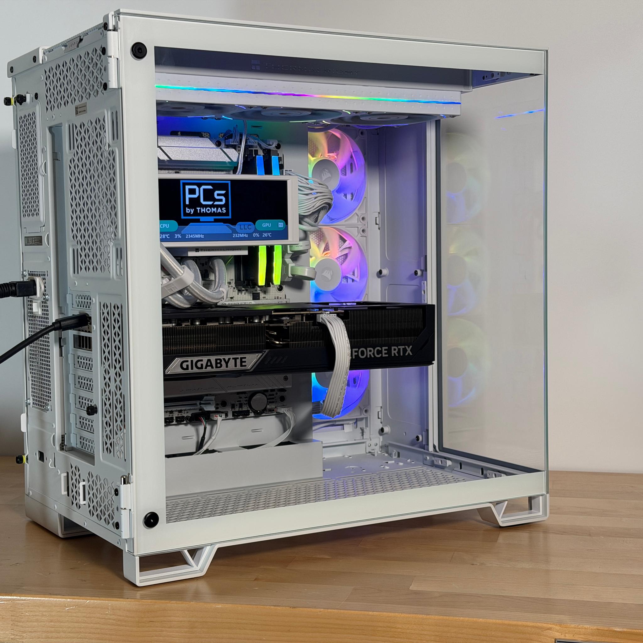 RTX 5090 Ryzen 7 9800x3d Battlestation 96gb DDR5 4TB NVME