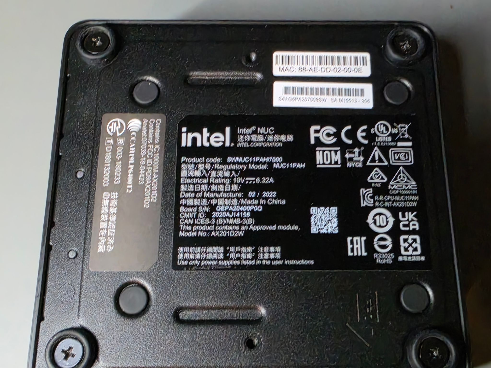 Intel NUC SWNUC11PAHi700 i7 1165G7 + 32gb DDR4 + 512gb ssd + PCIE 5.0 GPU Dock