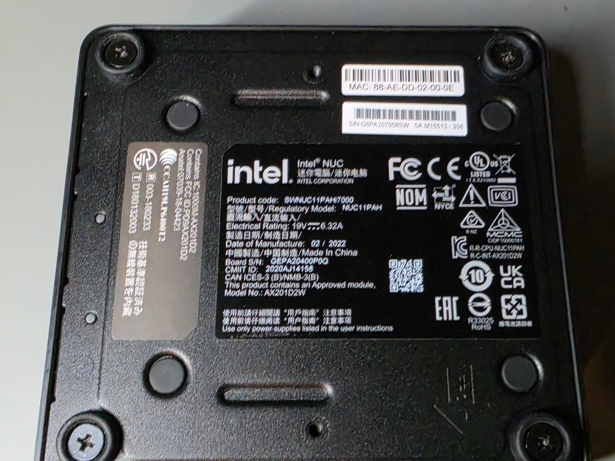 Intel NUC SWNUC11PAHi700 i7 1165G7 + 32gb DDR4 + 512gb ssd + PCIE 5.0 GPU Dock