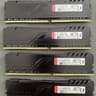 HyperX Fury 64GB 3200MHz DDR4 CL16 DIMM (Kit of 4) Black XMP Desktop Memory HX432C16FB3K4/64