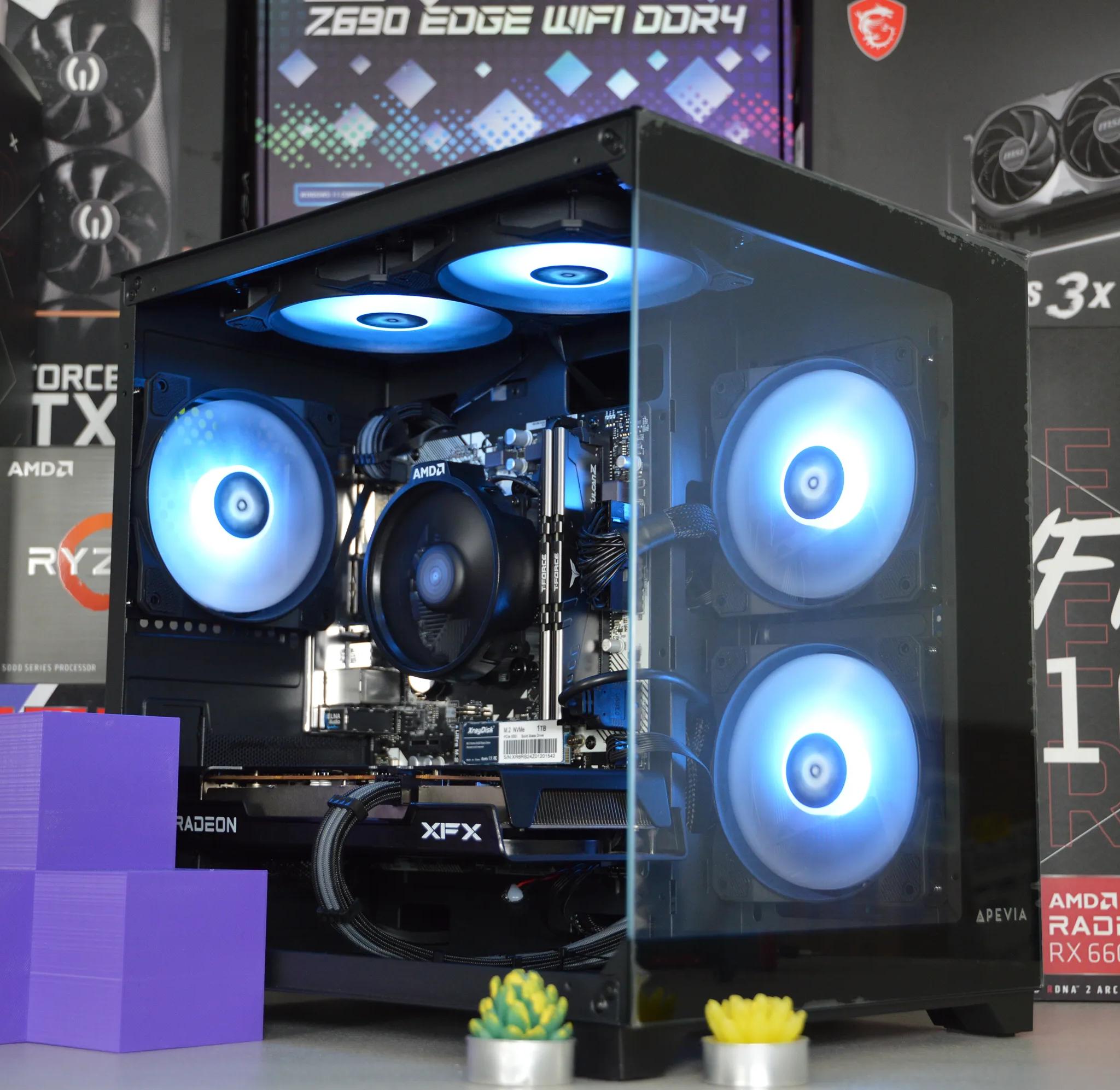 🐍🐍| RX 6600 8GB | RYZEN 5 5500 | 16GB DDR4 RAM | 1TB NVME SSD | Silver Serpent 2.0 |