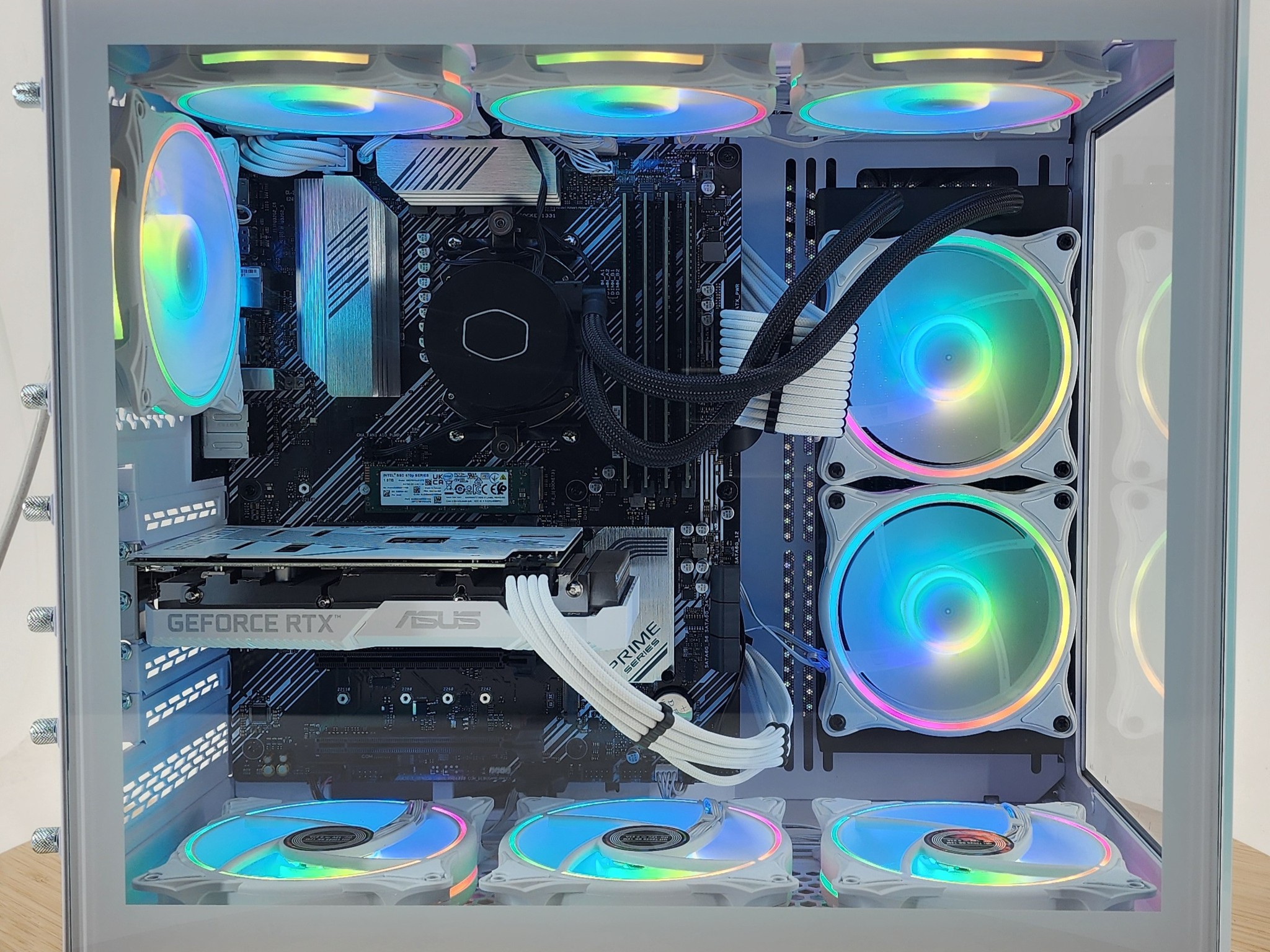 Gaming PC Ryzen 7 3700X 32GB RAM 1TB SSD RTX 3060 8GB Windows 11 Computer
