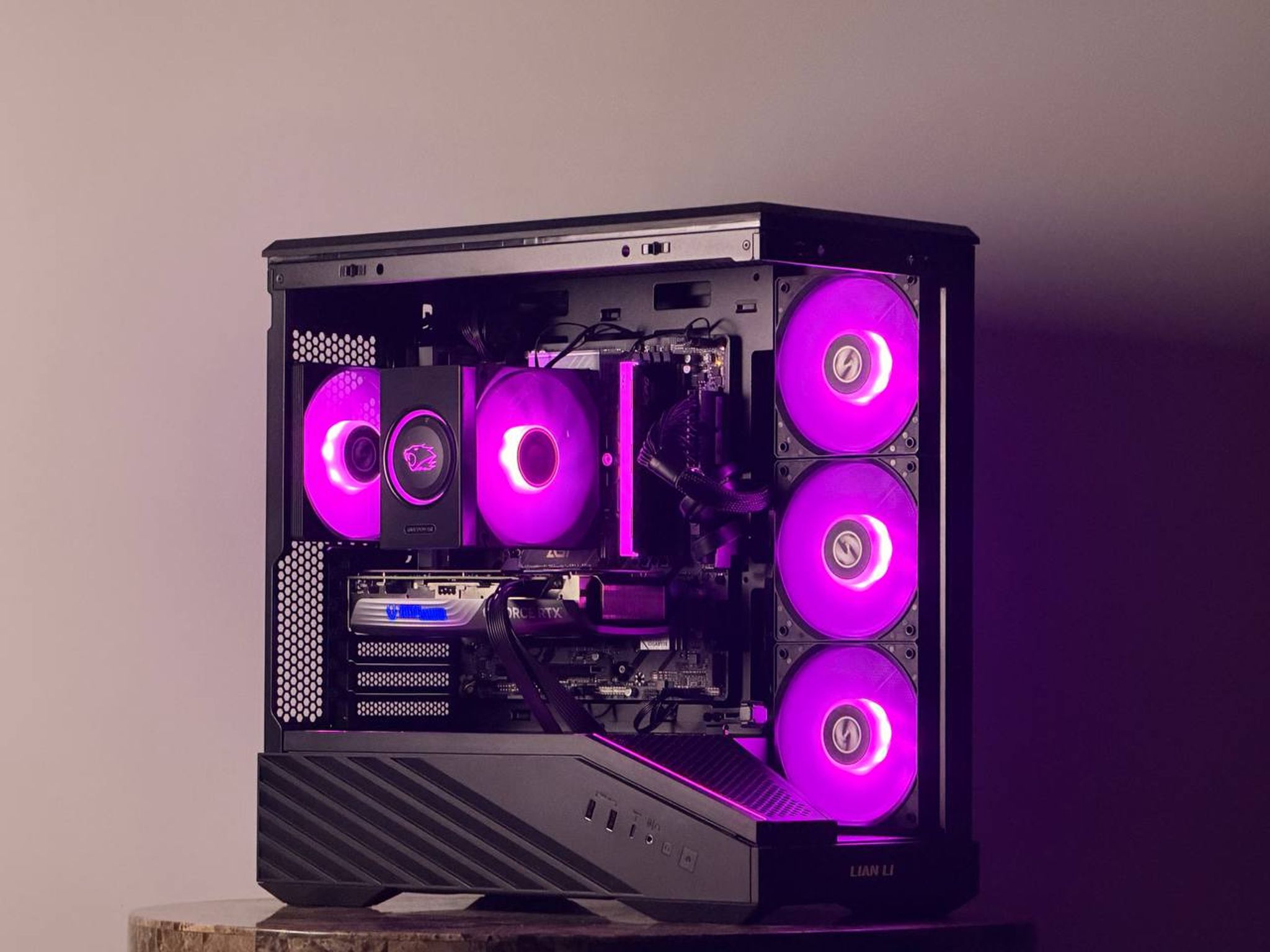 FREE SHIP 🖤🌈 Black RGB Gaming PC | RTX 4070 W/ WARRANTY | Core 5 225F | 1TB NVME SSD | 16 GB DDR5