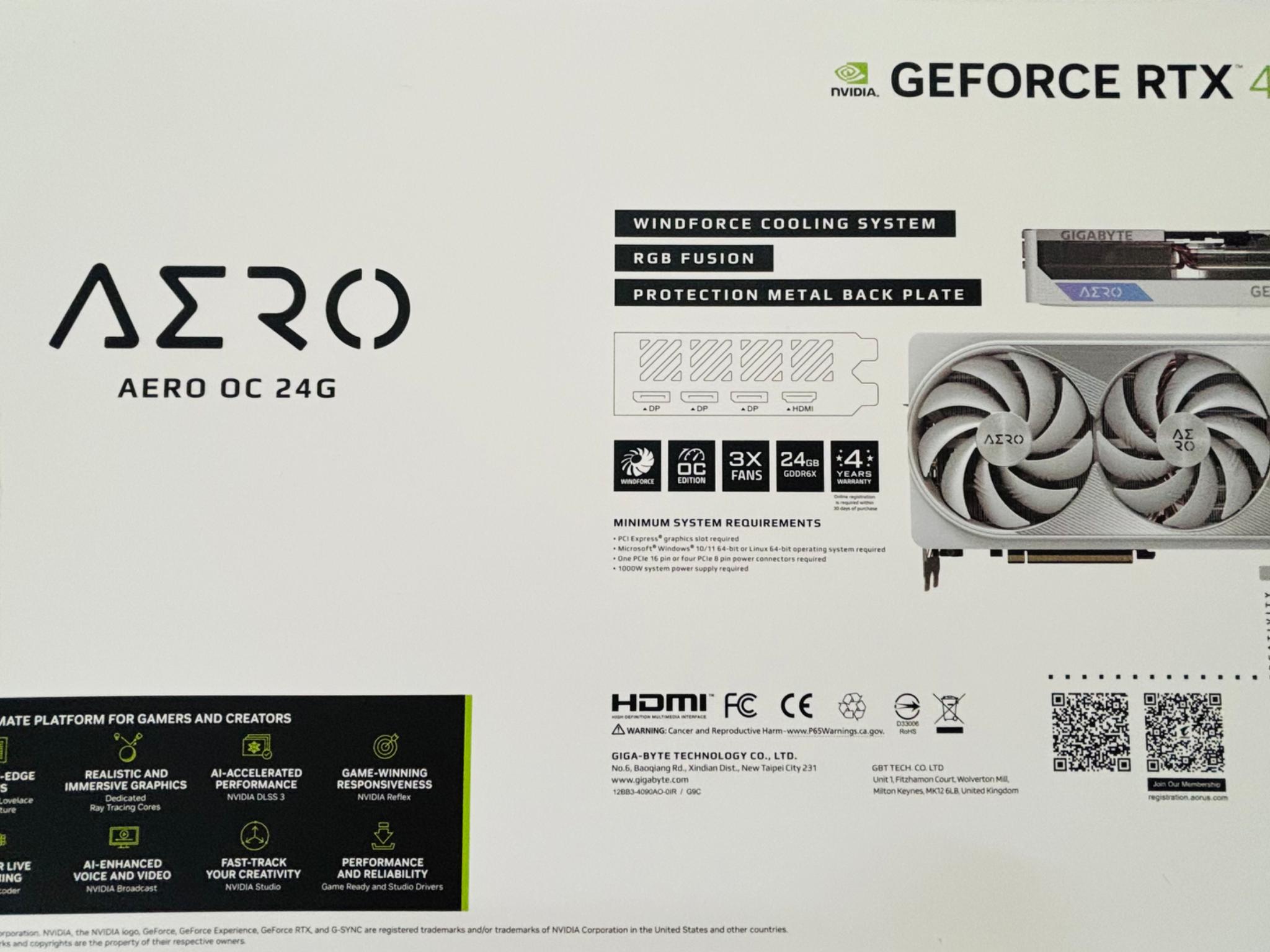 4090 Graphic card white
