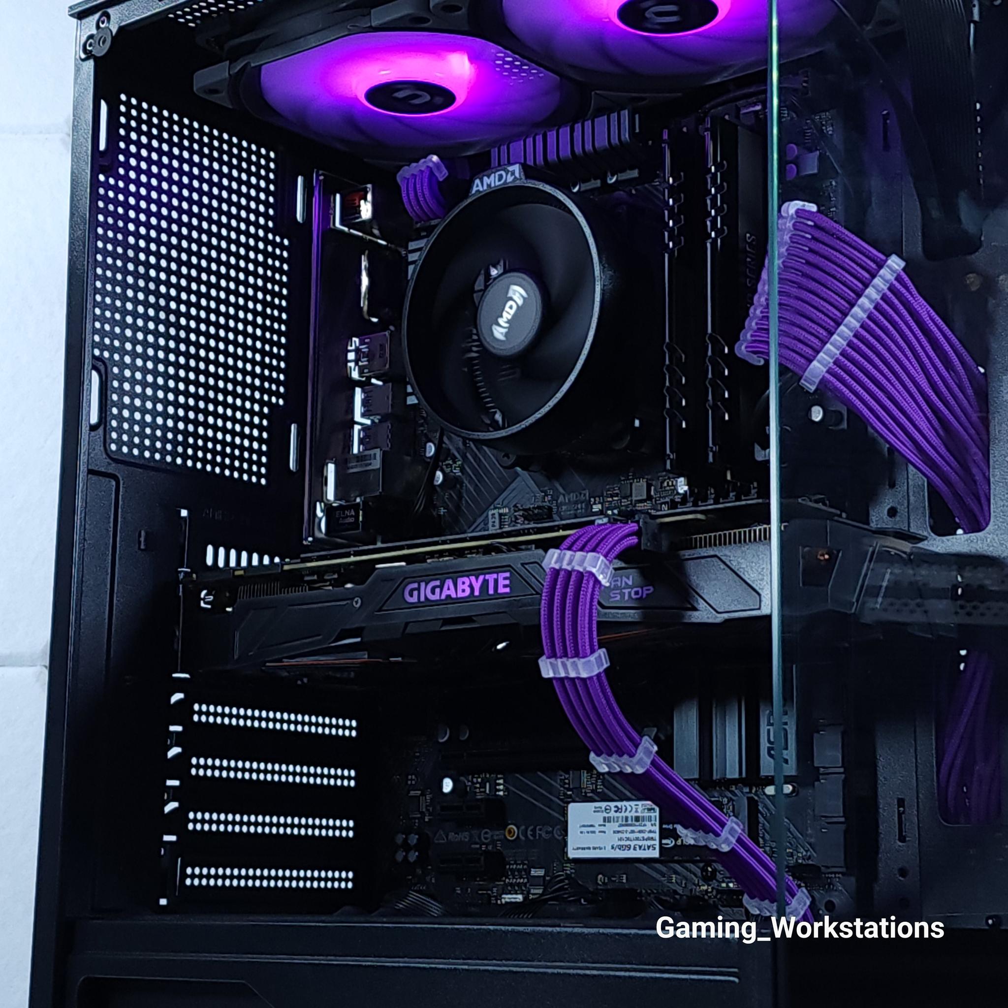 💜GTX 1070Ti●Ryzen 3 4100●1080p Gaming Computer