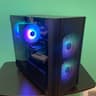 RGB Black Gaming PC| Intel i5 / Amd RX580 / 8GB / 128GB Ssd + 500GB Win 10 Pro WiFi