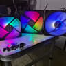 10 Montech Backlit Non PWM Fans (New)