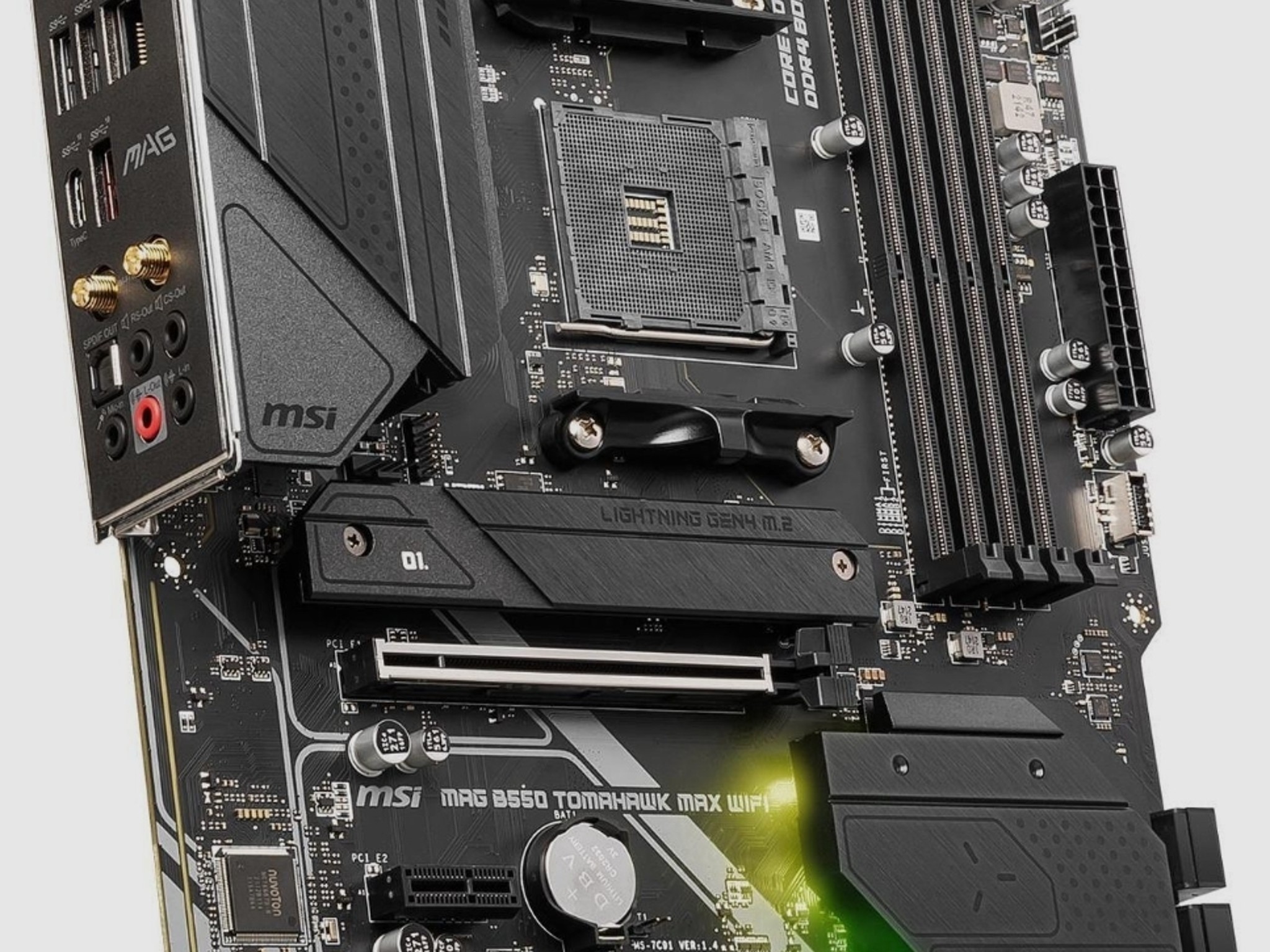 MSI B550 TOMAHAWK MAX WIFI, 32GB RAM, RYZEN 5600X