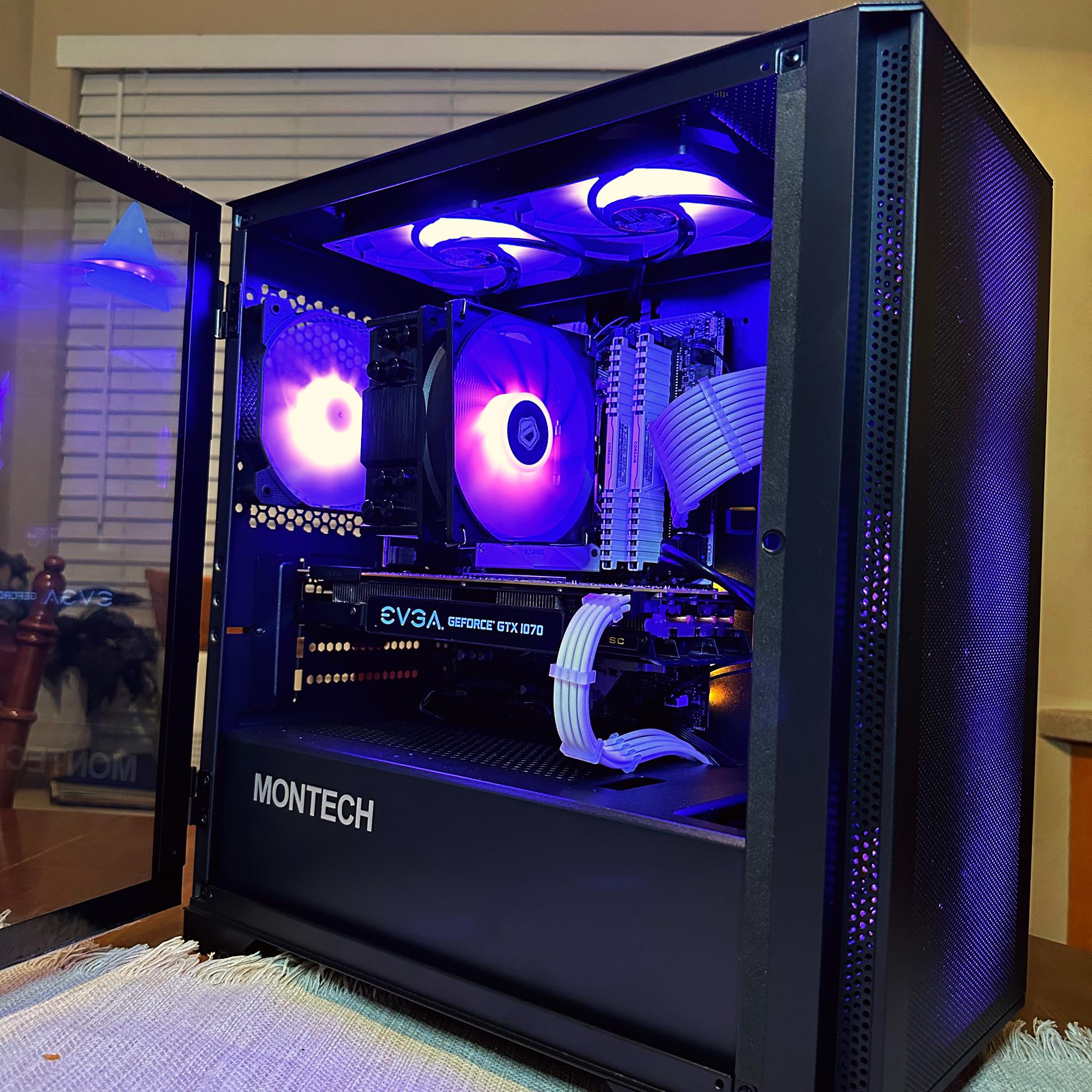 Clean Gaming PC(EVGA GTX 1070, i5-10400f, 16gb DDR4)