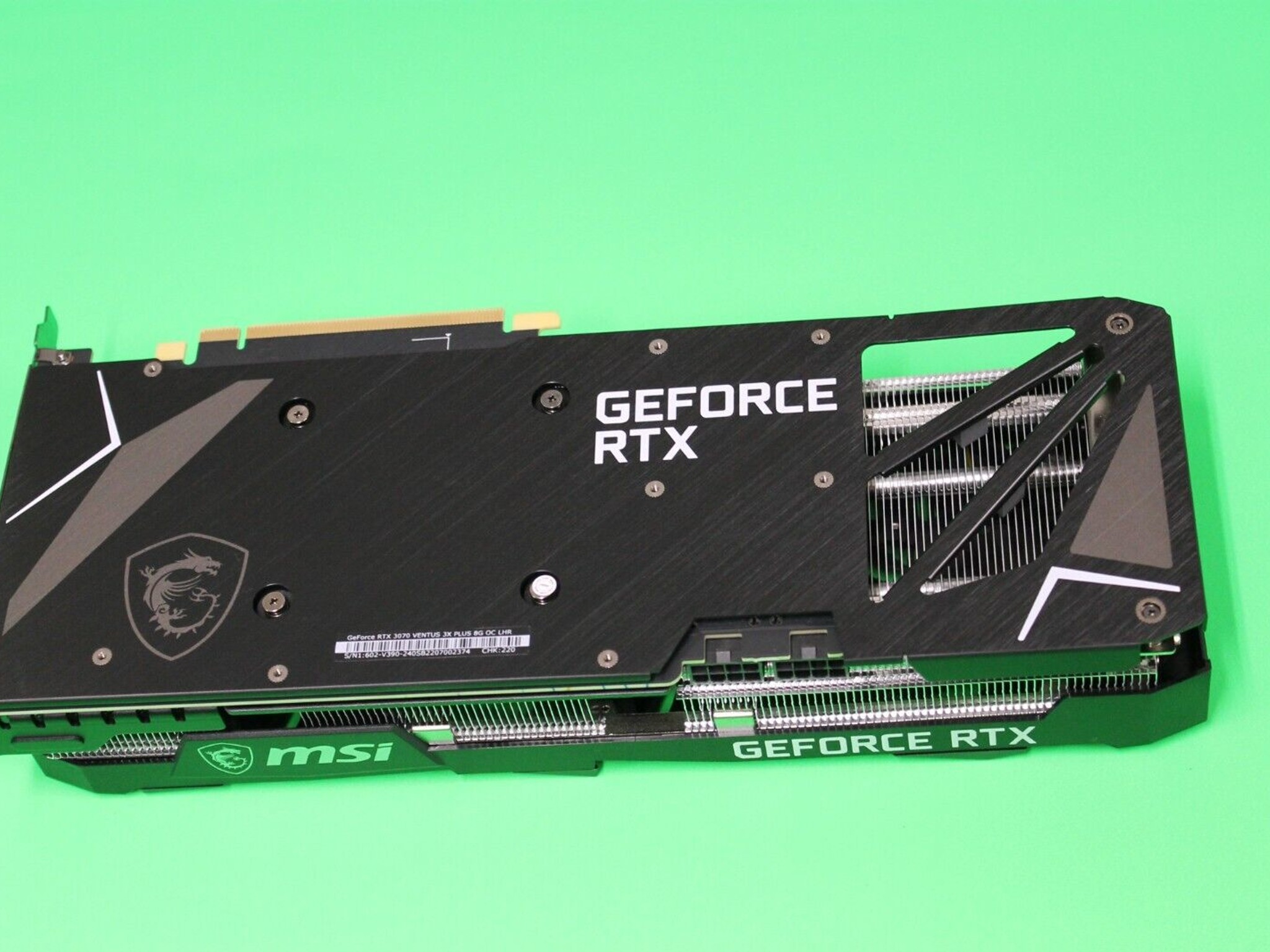 MSi Nvidia Geforce RTX 3070 Ventus 3X PLUS 8G OC LHR GDDR6 Graphics Card GPU