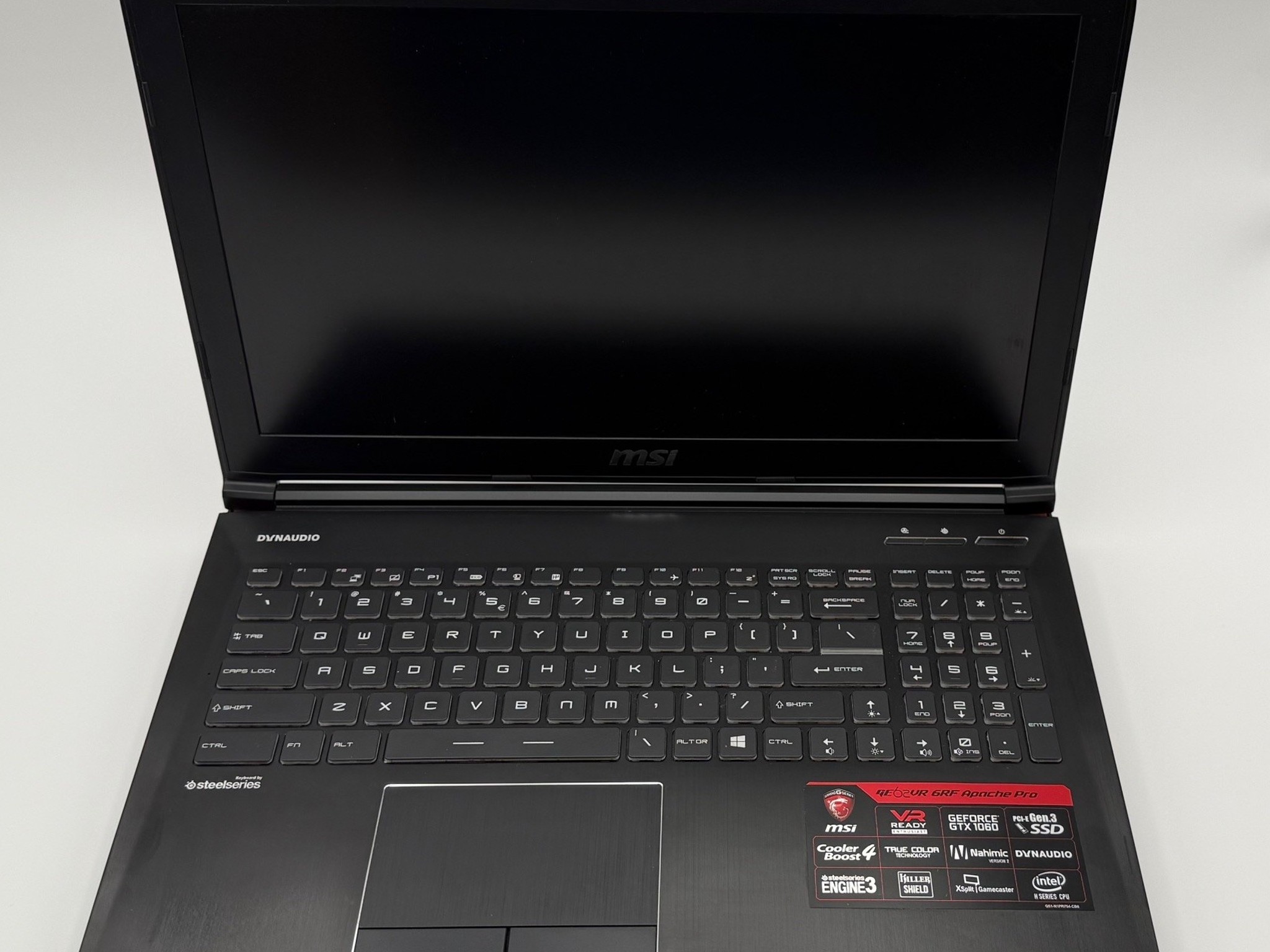 MSI GE62VR Apache PRO Intel i7-6700HQ | 32GB DDR4 | 1TB SSD | NVIDIA GTX 1060