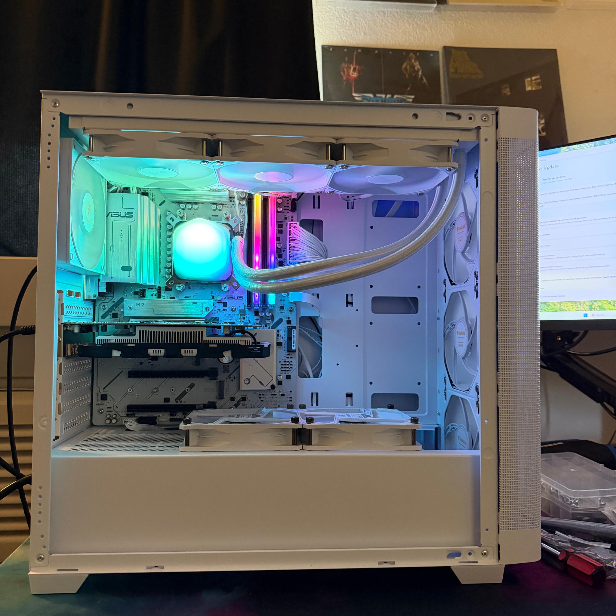 🧊❄️ All White AM5 APU gaming build! Ryzen 5 8600G | 32GB DDR5 | 1TB NVME SSD ❄️🧊   **NO GPU**