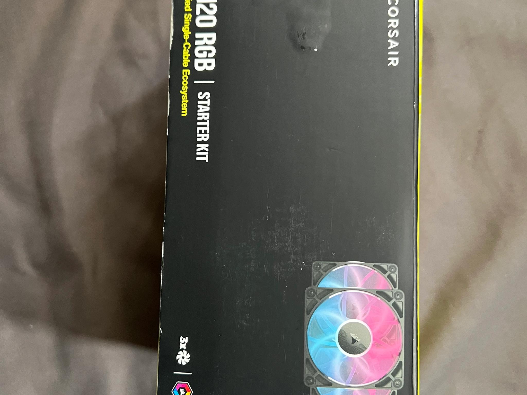 CORSAIR iCUE LINK RX120 RGB STARTER KIT 2x Fans