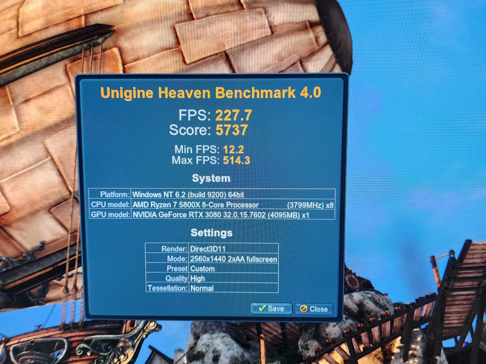 Gigabyte RTX 3080 GAMING OC 10GB