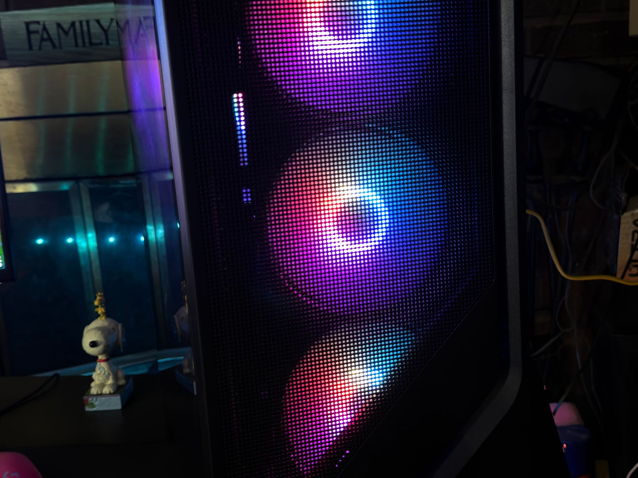 Gaming PC, All Black, RGB Fans, Glass Panel