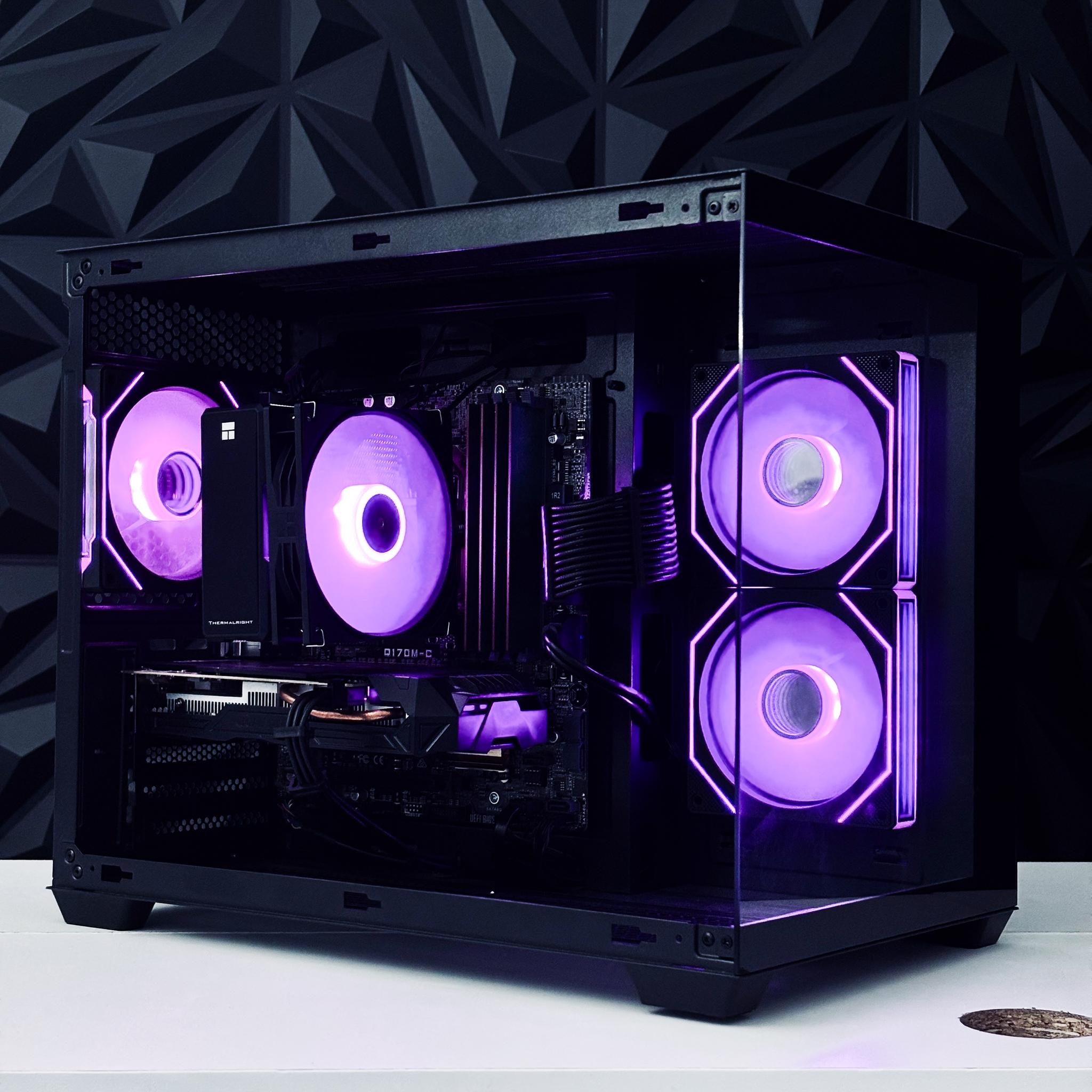💜🖤 GTX 1070 / I7 6700 / 16GB Gaming PC 🖤💜