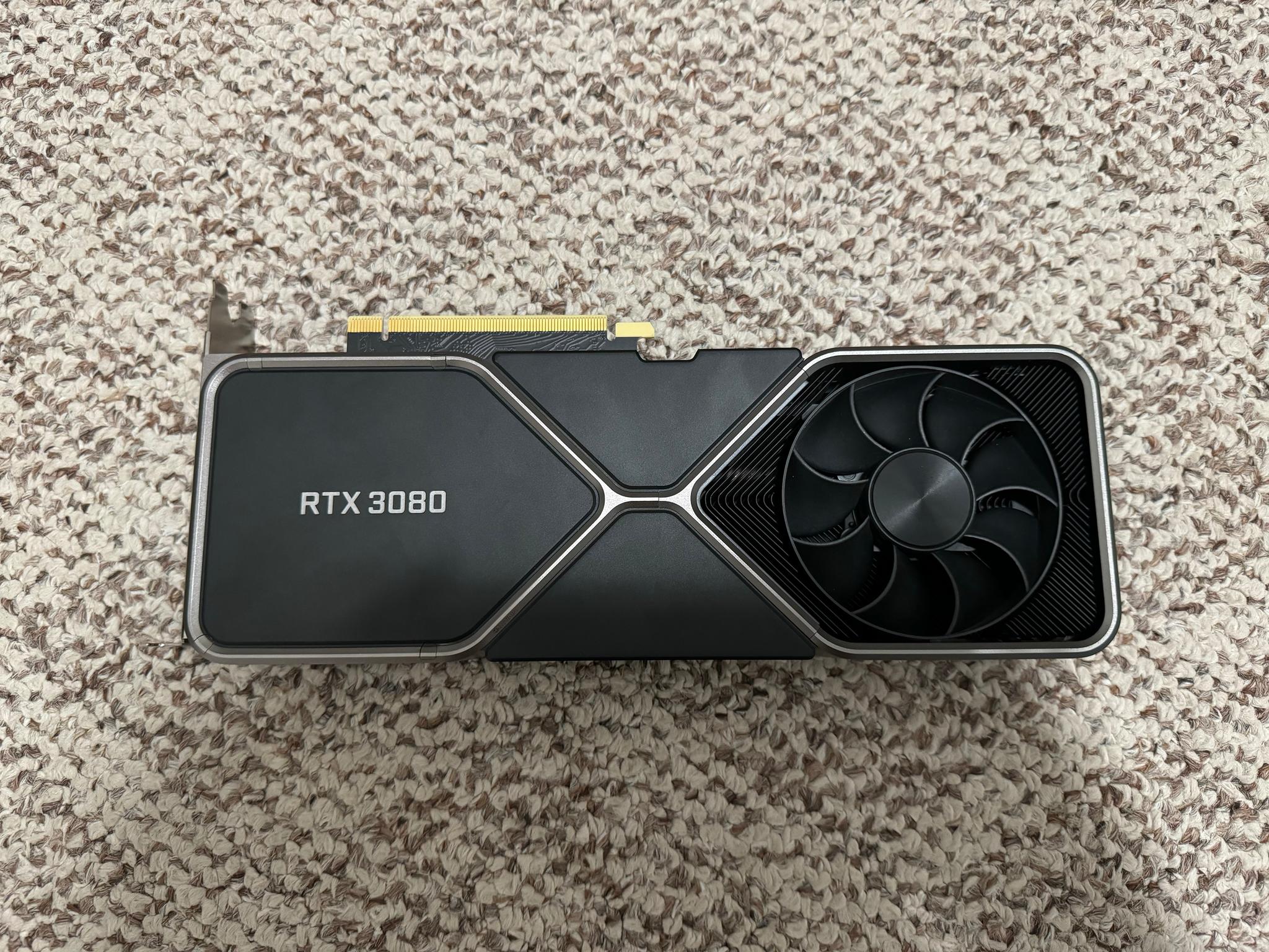 NVIDIA GeForce RTX 3080 Founders Edition 10GB GDDR6X Graphics Card -...